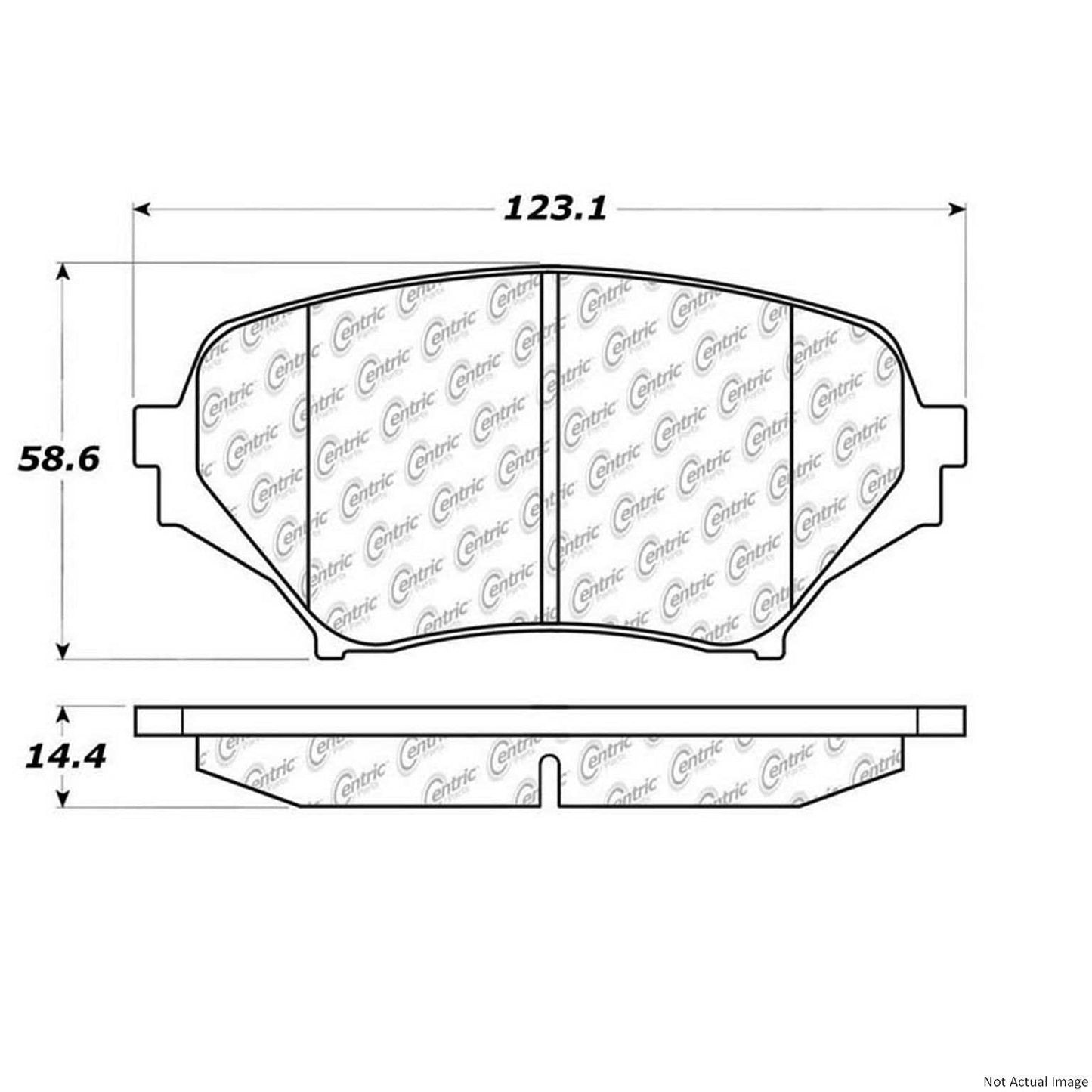 Stoptech PosiQuiet 06-15 Mazda Miata MX-5 Semi-Metallic Front Brake Pads 104.11790