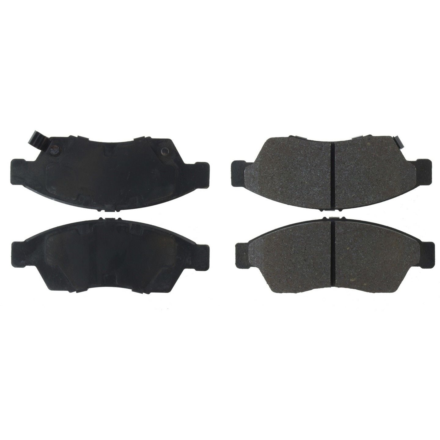 Posi Quiet Semi-Metallic Brake Pads with Hardware  top view frsport 104.11950