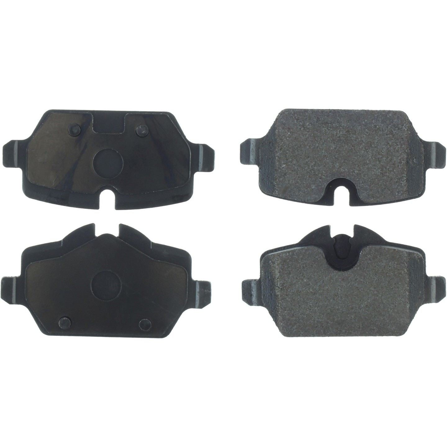 Stoptech Centric Posi-Quiet Semi-Metallic Brake Pads w/Hardware - Rear 104.12260