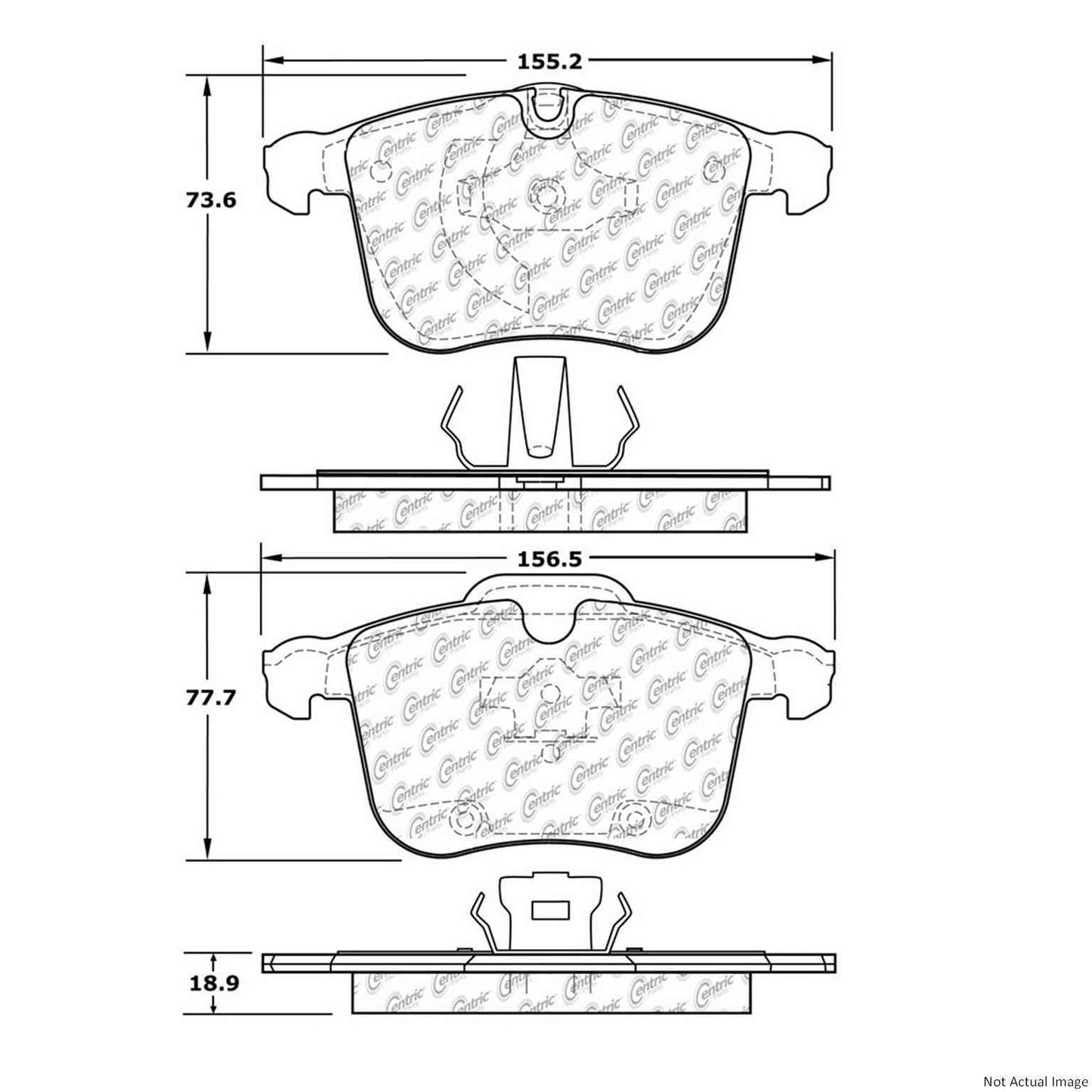 Stoptech PosiQuiet 06-11 Saab 9-3 Semi Metallic Front Brake Pads 104.12570