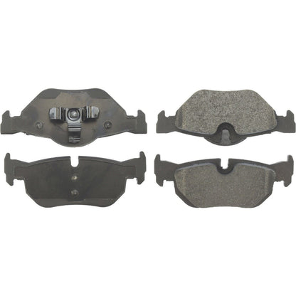 Stoptech PosiQuiet 06 BMW 325i/325XI / 07-08 328i/328XI / 08 128i Semi Metallic Rear Brake Pads 104.12670
