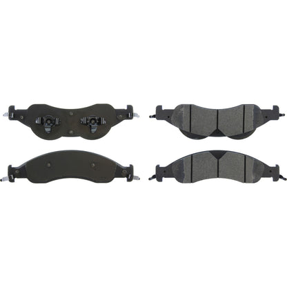Stoptech Centric Posi-Quiet Semi-Metallic Brake Pads w/Hardware - Front 104.12780