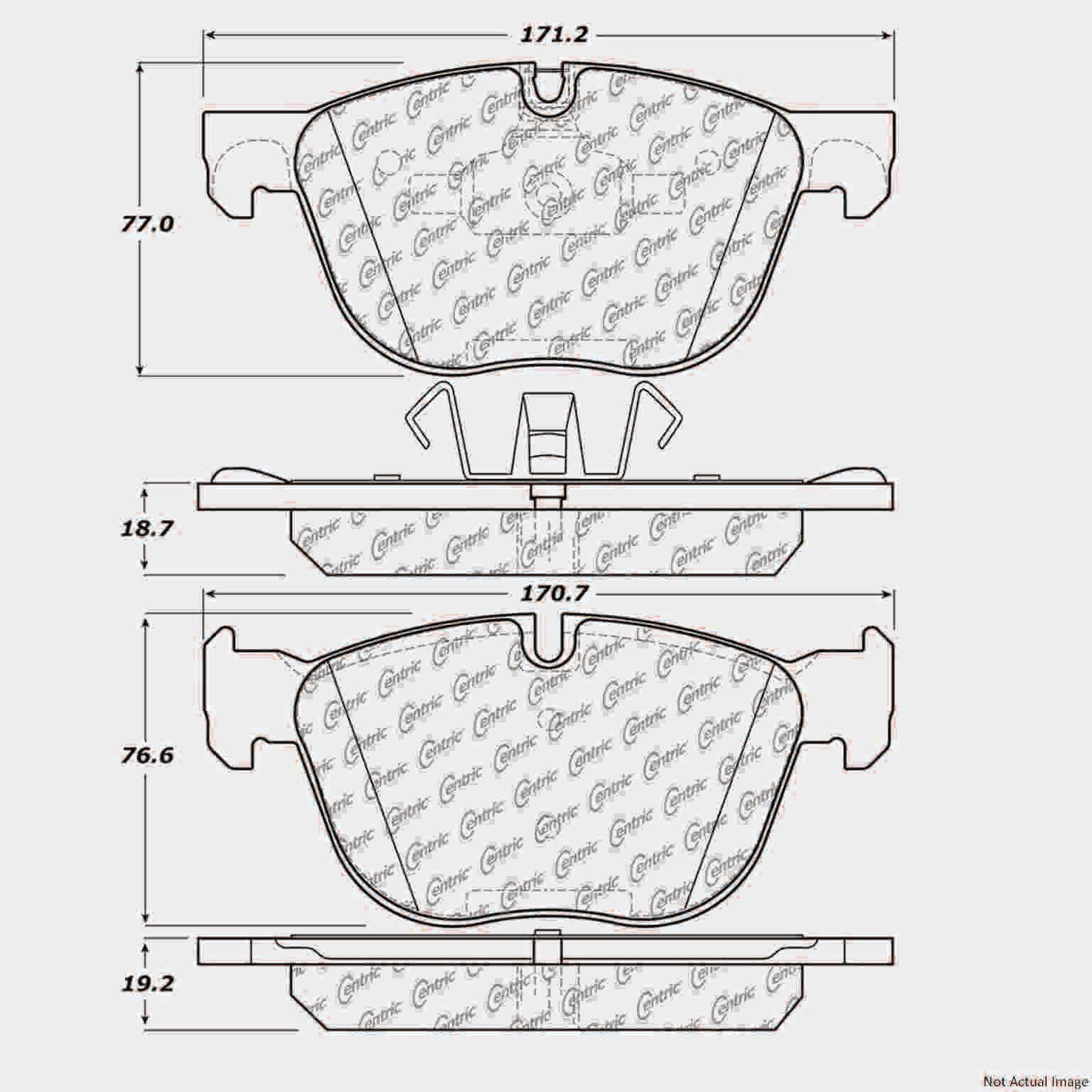 Stoptech PosiQuiet 07-12 BMW X5 / 09-12 X6 Front Semi Metallic Brake Pads 104.12940