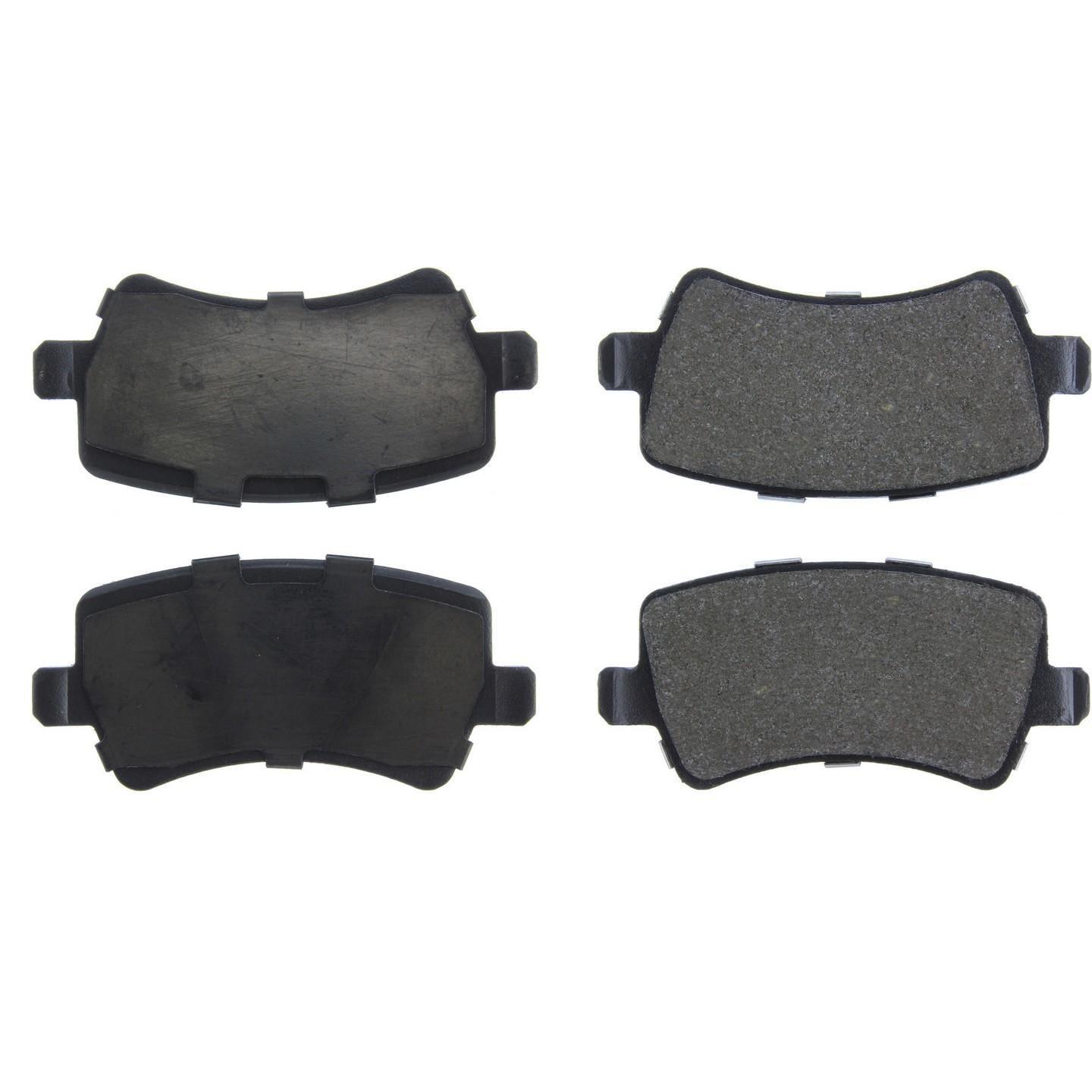 Posi Quiet Semi-Metallic Brake Pads with Hardware  top view frsport 104.13071