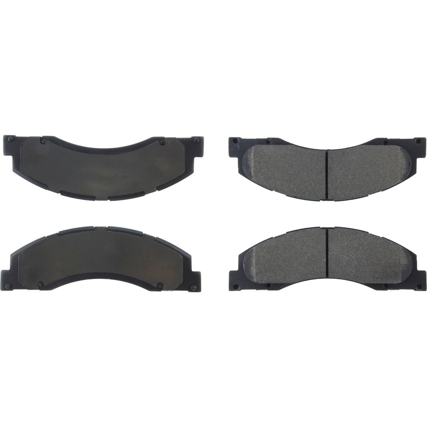 Posi Quiet Semi-Metallic Brake Pads with Hardware  top view frsport 104.13280