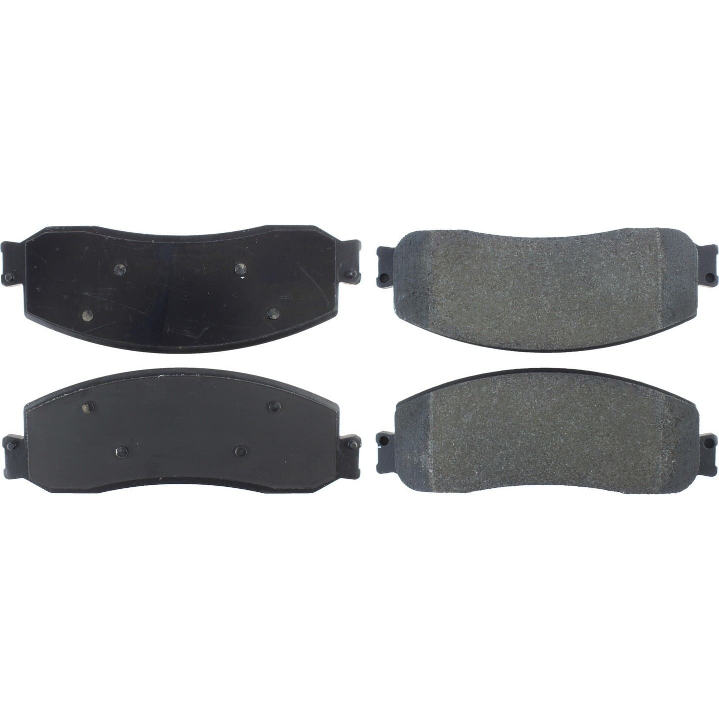 Posi Quiet Semi-Metallic Brake Pads with Hardware  top view frsport 104.13330