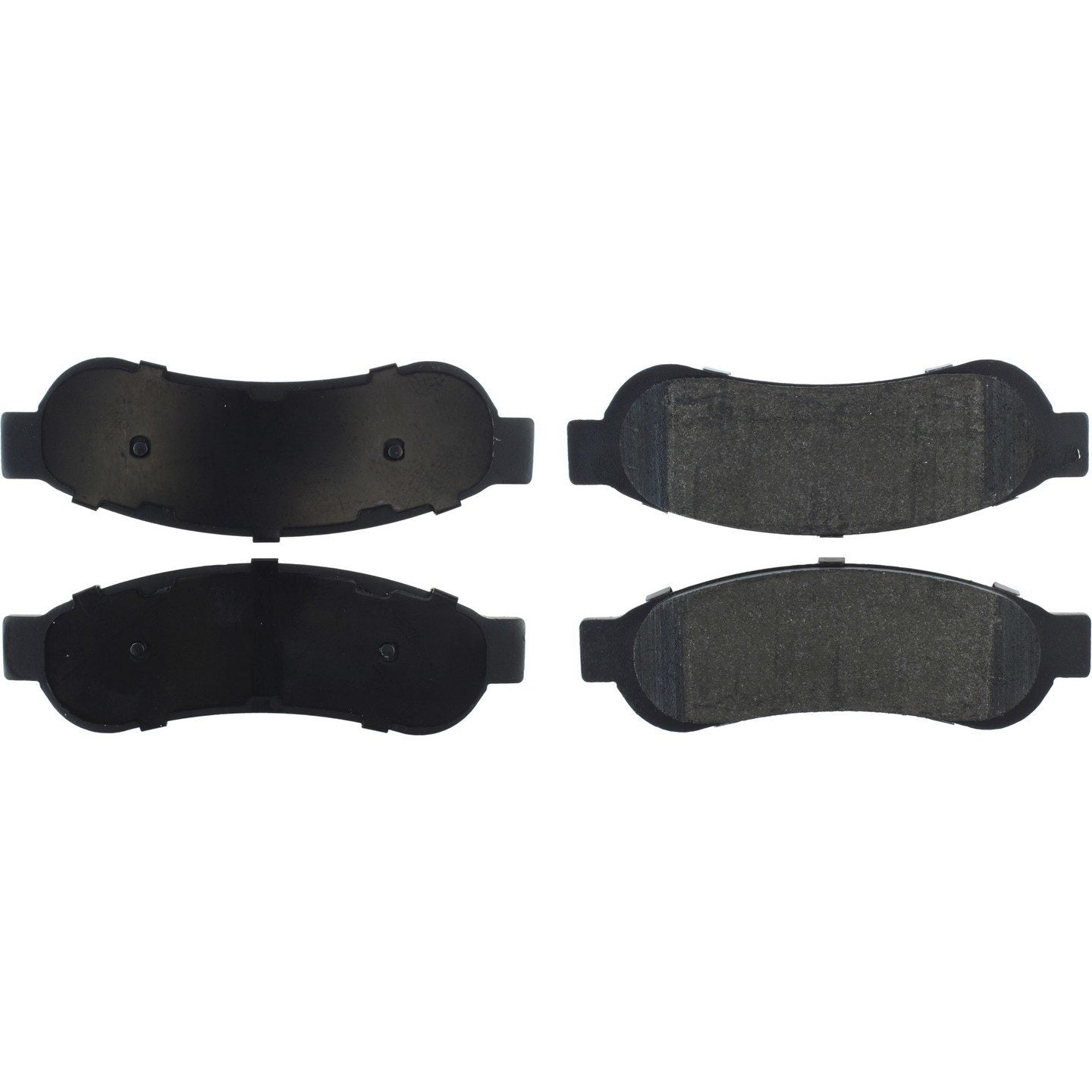 Posi Quiet Semi-Metallic Brake Pads with Hardware  top view frsport 104.13340