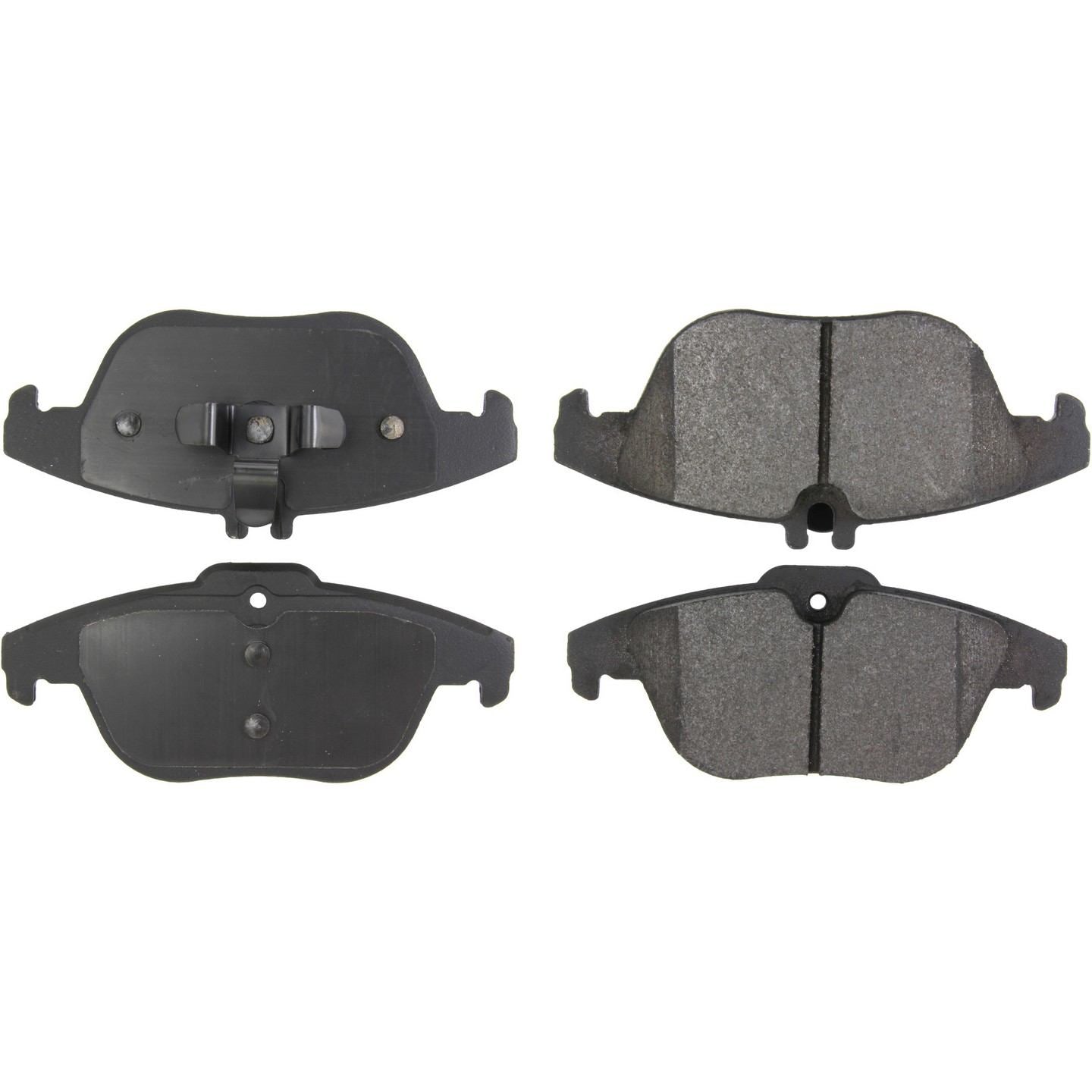 Posi Quiet Semi-Metallic Brake Pads with Hardware  top view frsport 104.13411