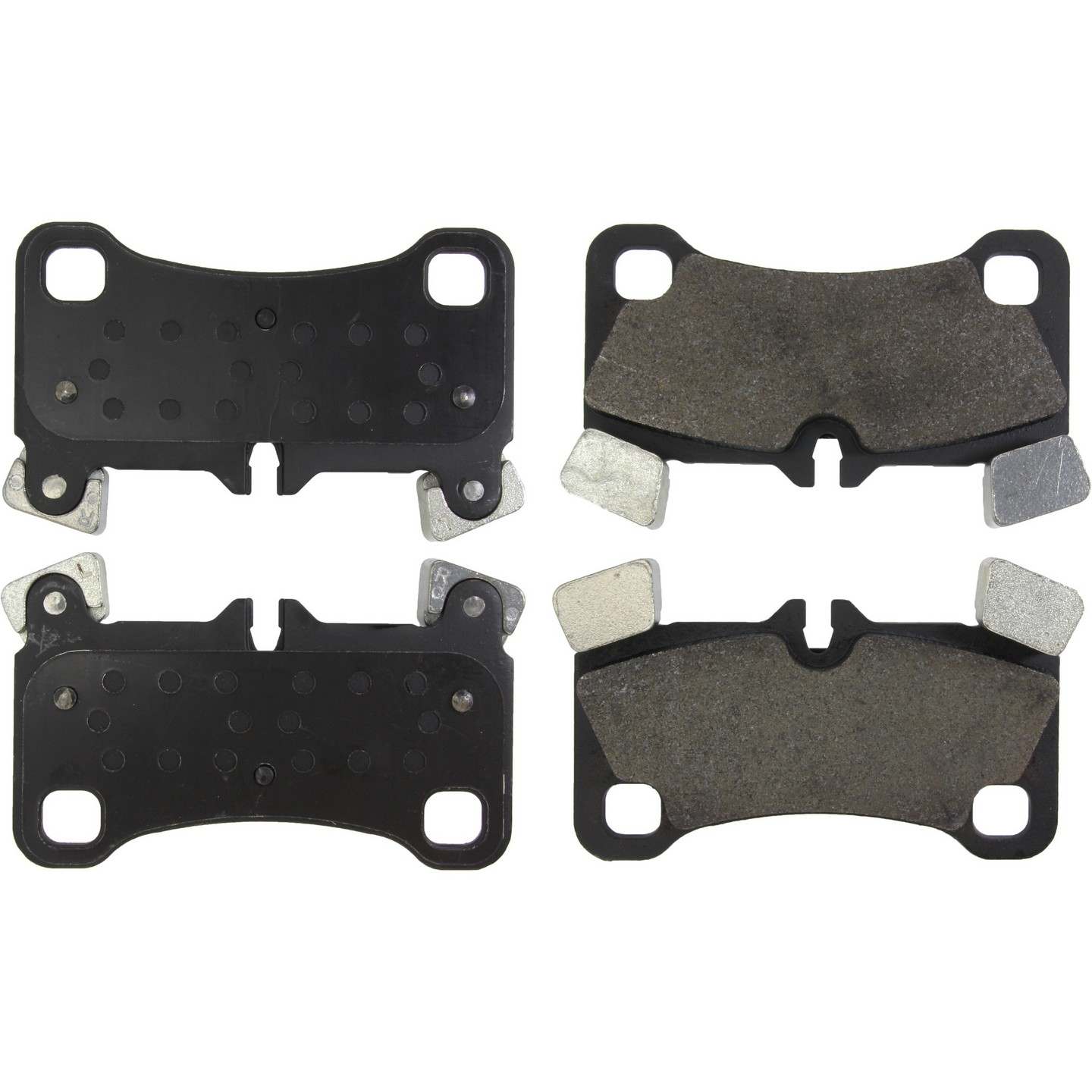 Stoptech Centric Posi-Quiet Semi-Metallic Brake Pads w/Hardware - Rear 104.13500