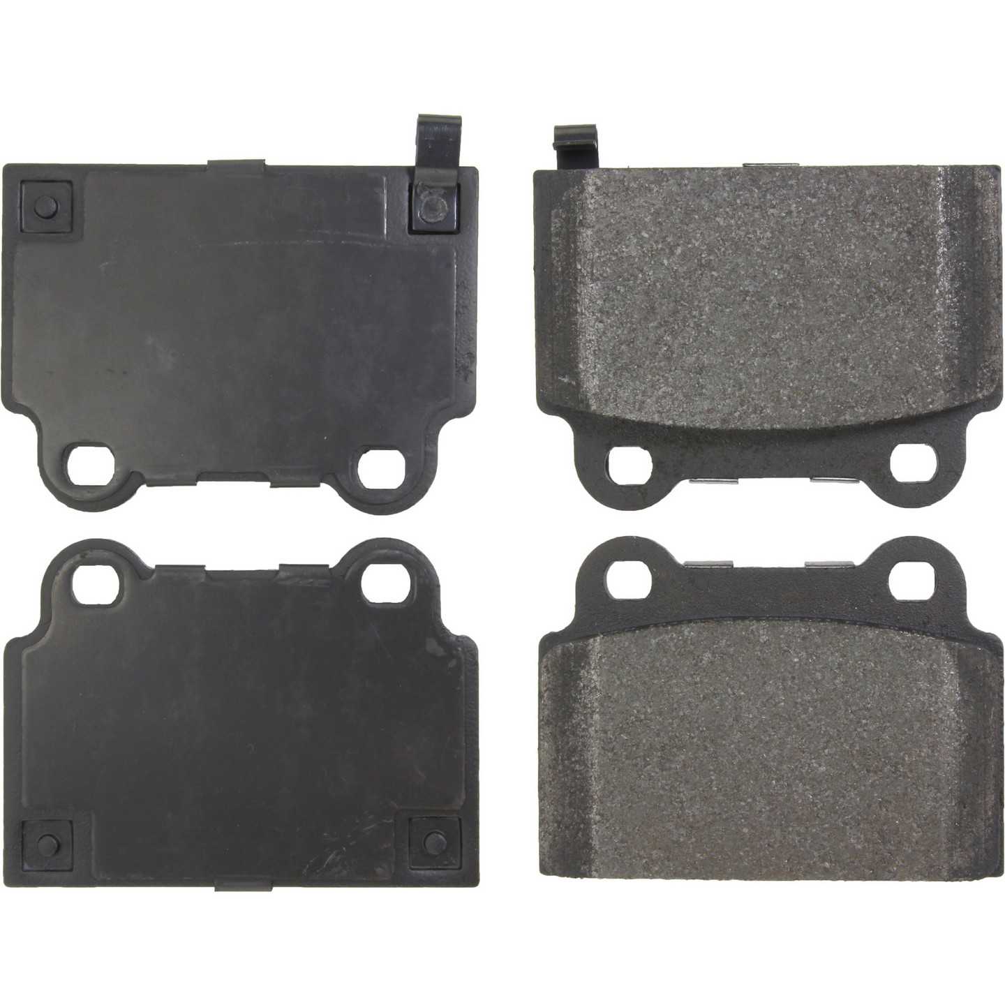 Stoptech PosiQuiet 08 Mitsubishi Lancer/Evo AWD Semi-Metallic Rear Brake Pads 104.13680