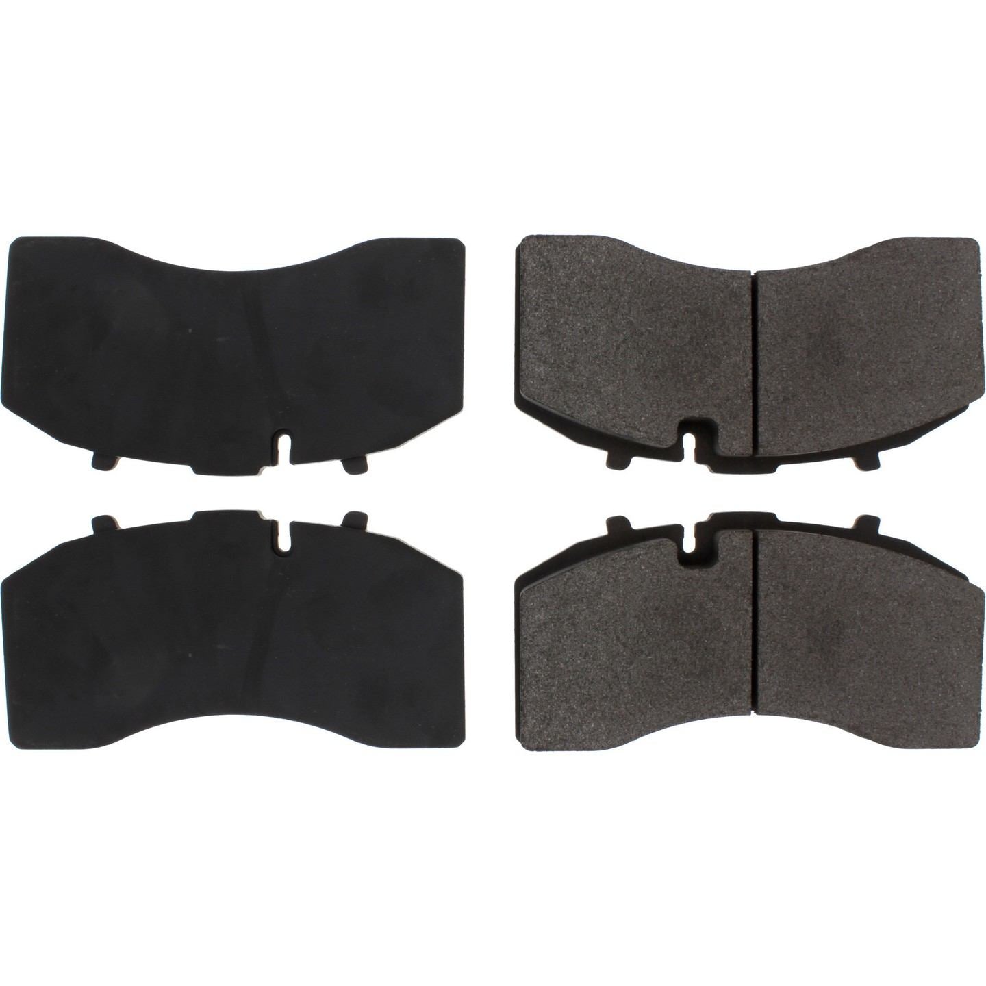 Posi Quiet Semi-Metallic Brake Pads with Hardware  top view frsport 104.13690