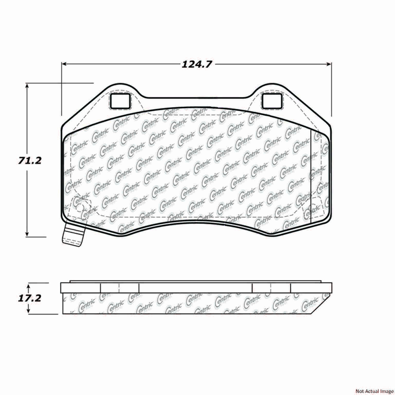 Stoptech PosiQuiet 07-09 Chevrolet Cobalt/HHR Semi-Metallic Front Brake Pads 104.13790