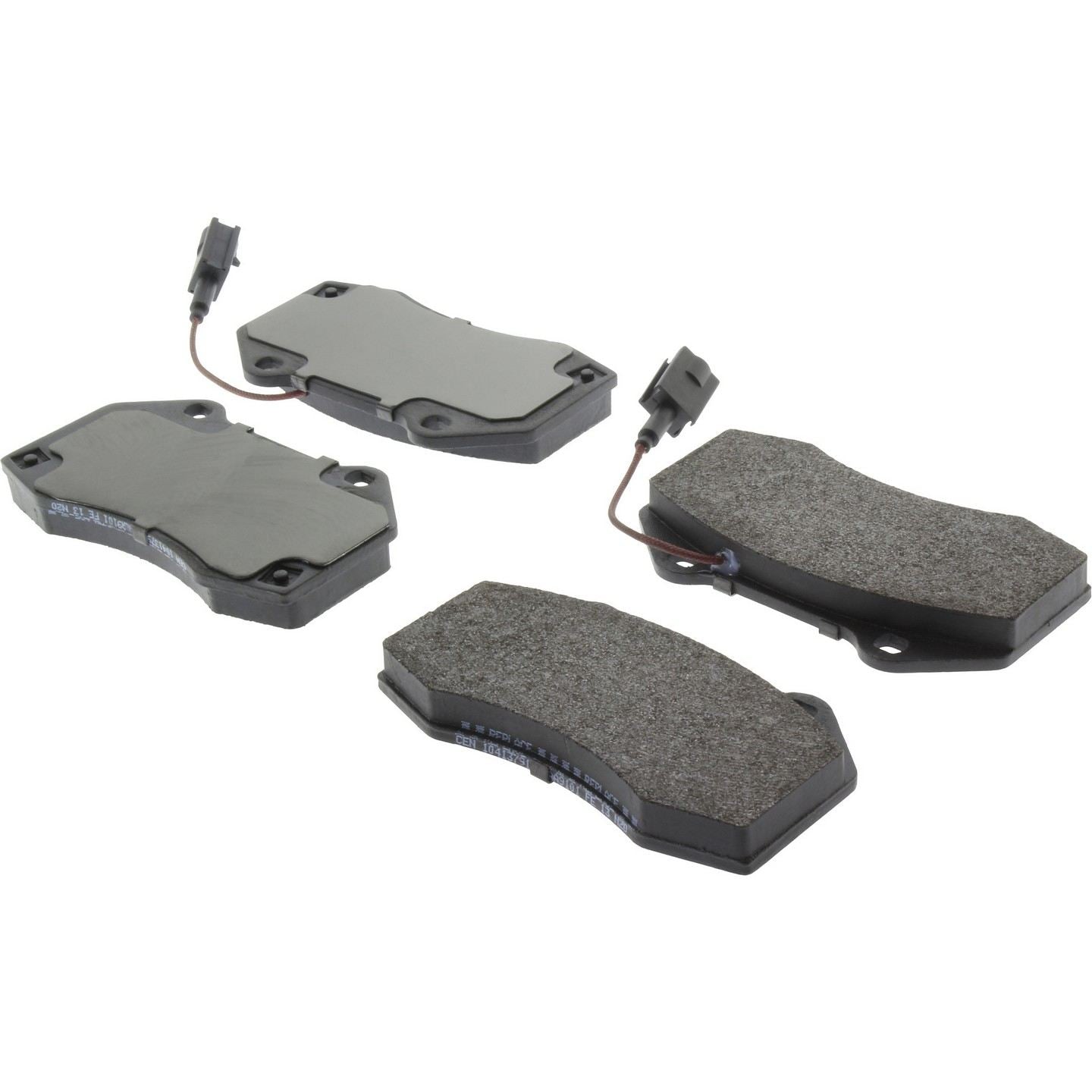 posi quiet semi-metallic brake pads with hardware  frsport 104.13791