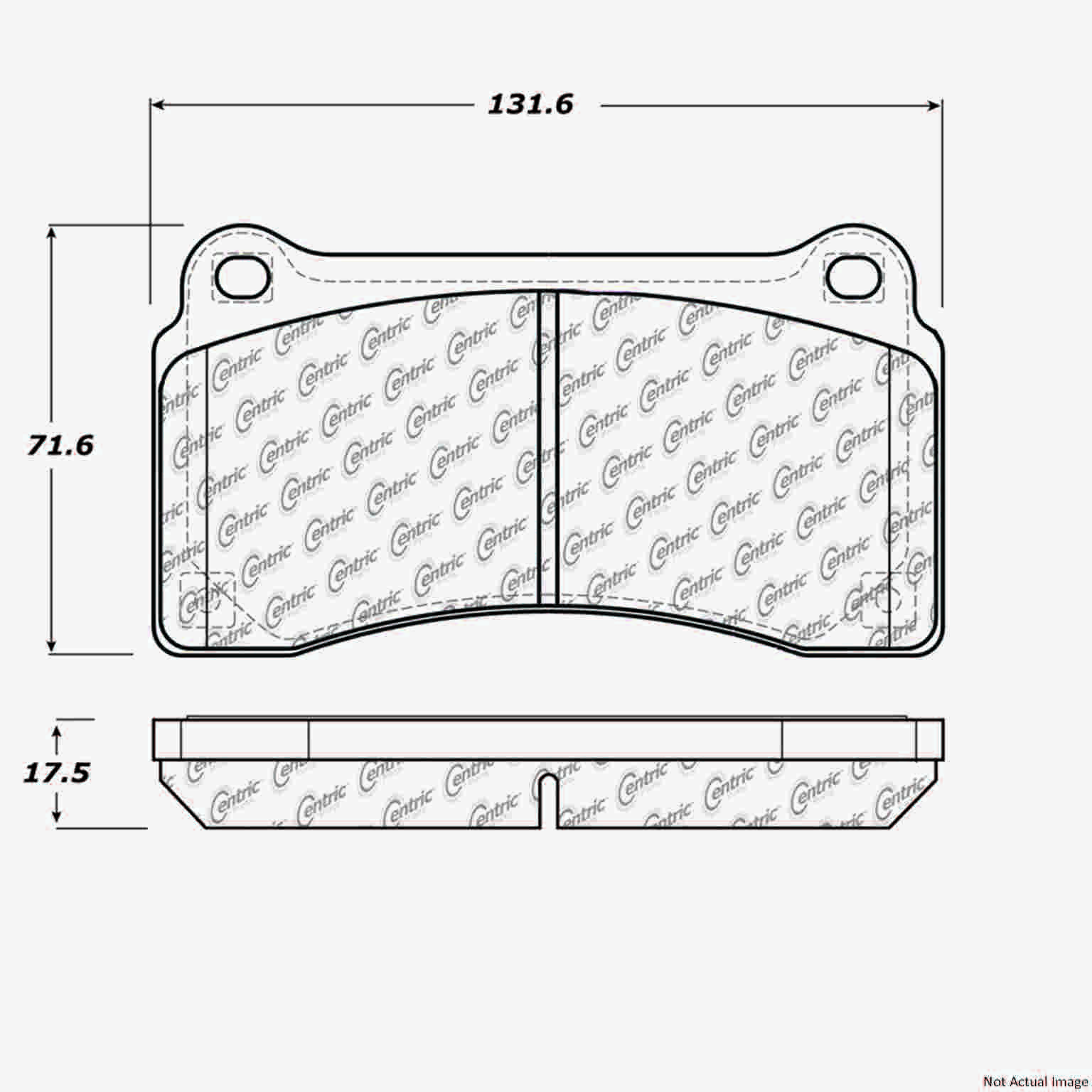 Stoptech PosiQuiet 10 / 12-17 Nissan GT-R Premium Semi-Metallic Rear Brake Pads 104.13830