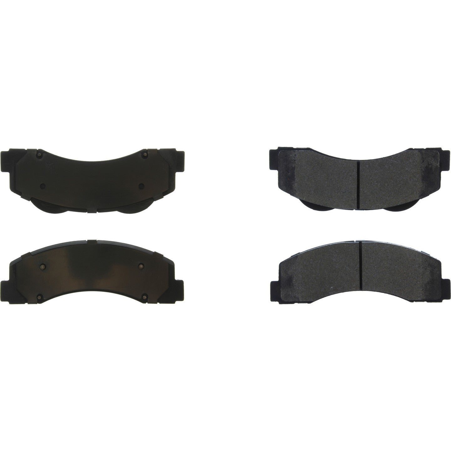 Posi Quiet Semi-Metallic Brake Pads with Hardware  top view frsport 104.14140