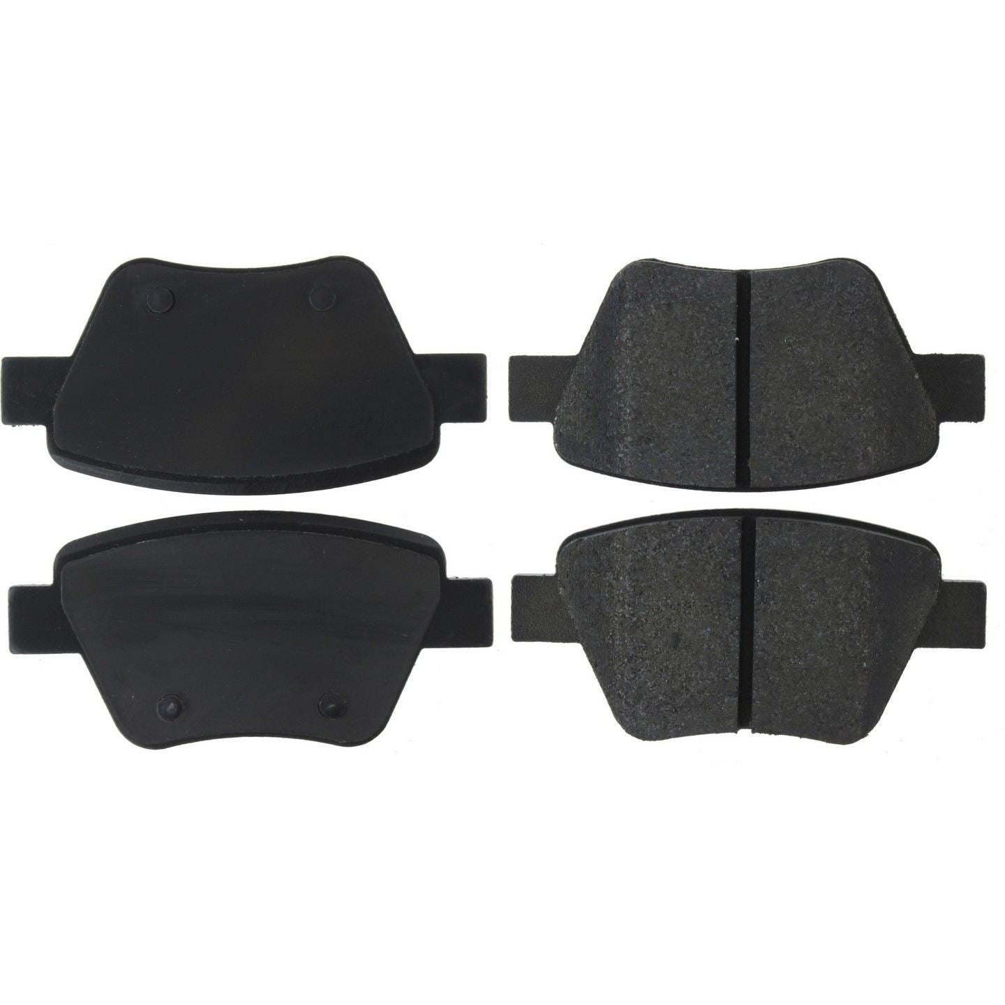 Posi Quiet Semi-Metallic Brake Pads with Hardware  top view frsport 104.14560