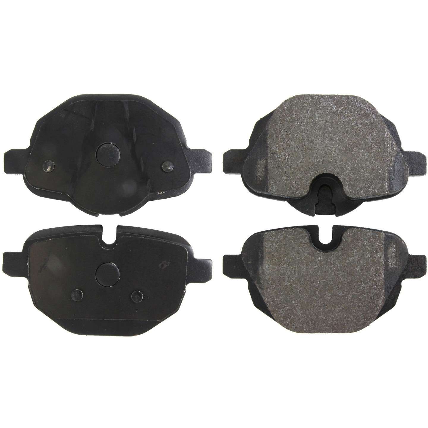 Stoptech PosiQuiet 11-17 BMW X3 Premium Semi-Metallic Rear Brake Pads 104.14730