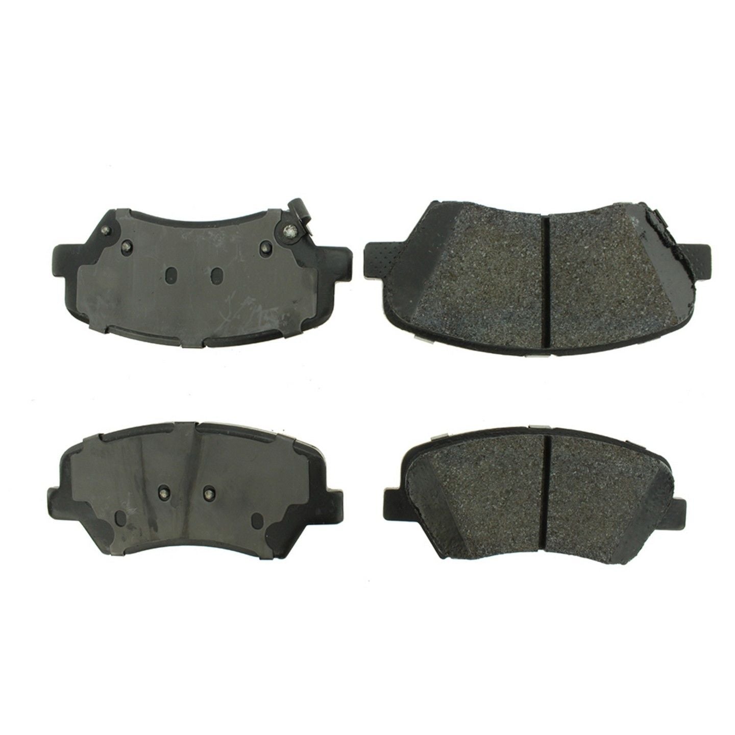 Posi Quiet Semi-Metallic Brake Pads with Hardware  top view frsport 104.15430