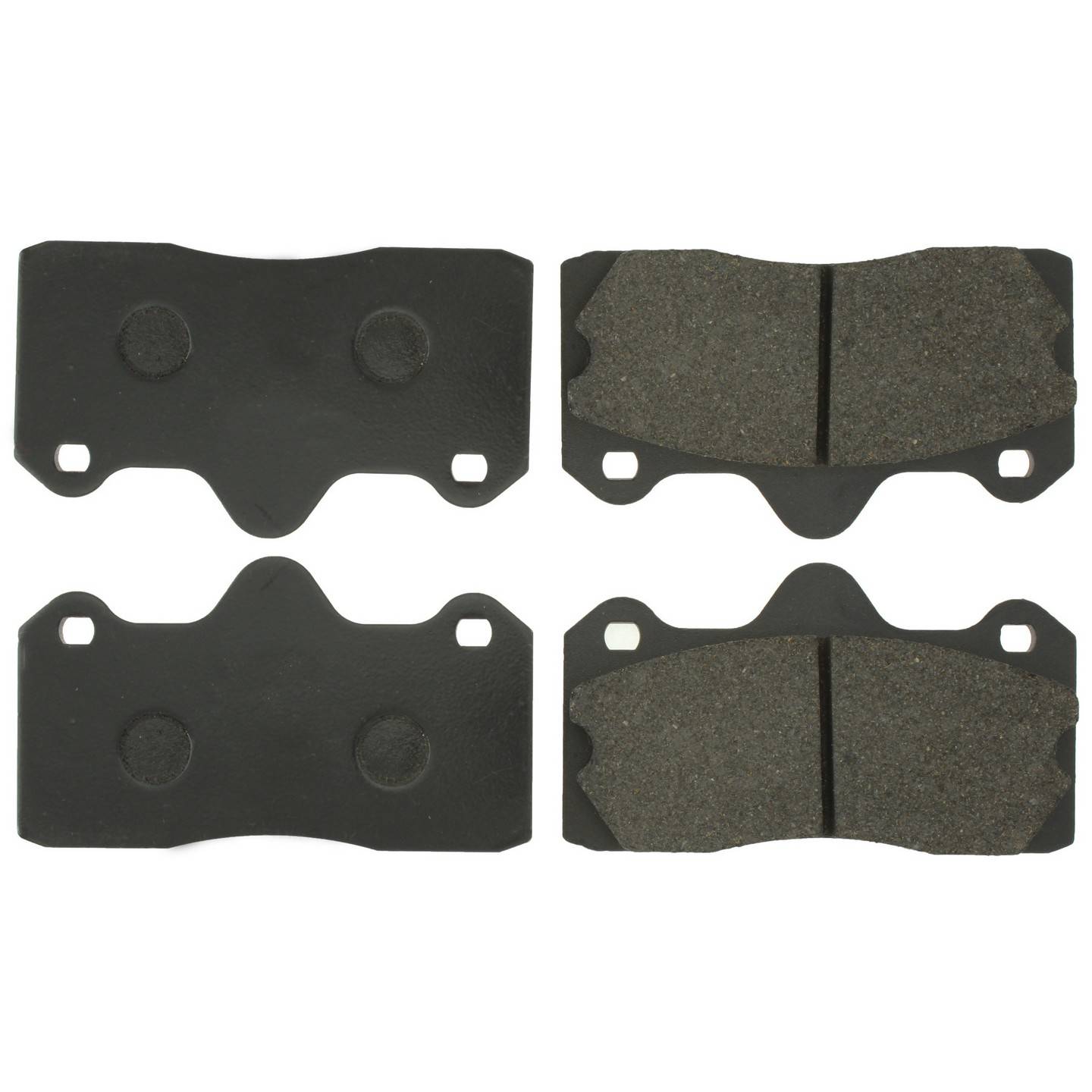 Posi Quiet Semi-Metallic Brake Pads  top view frsport 104.15990