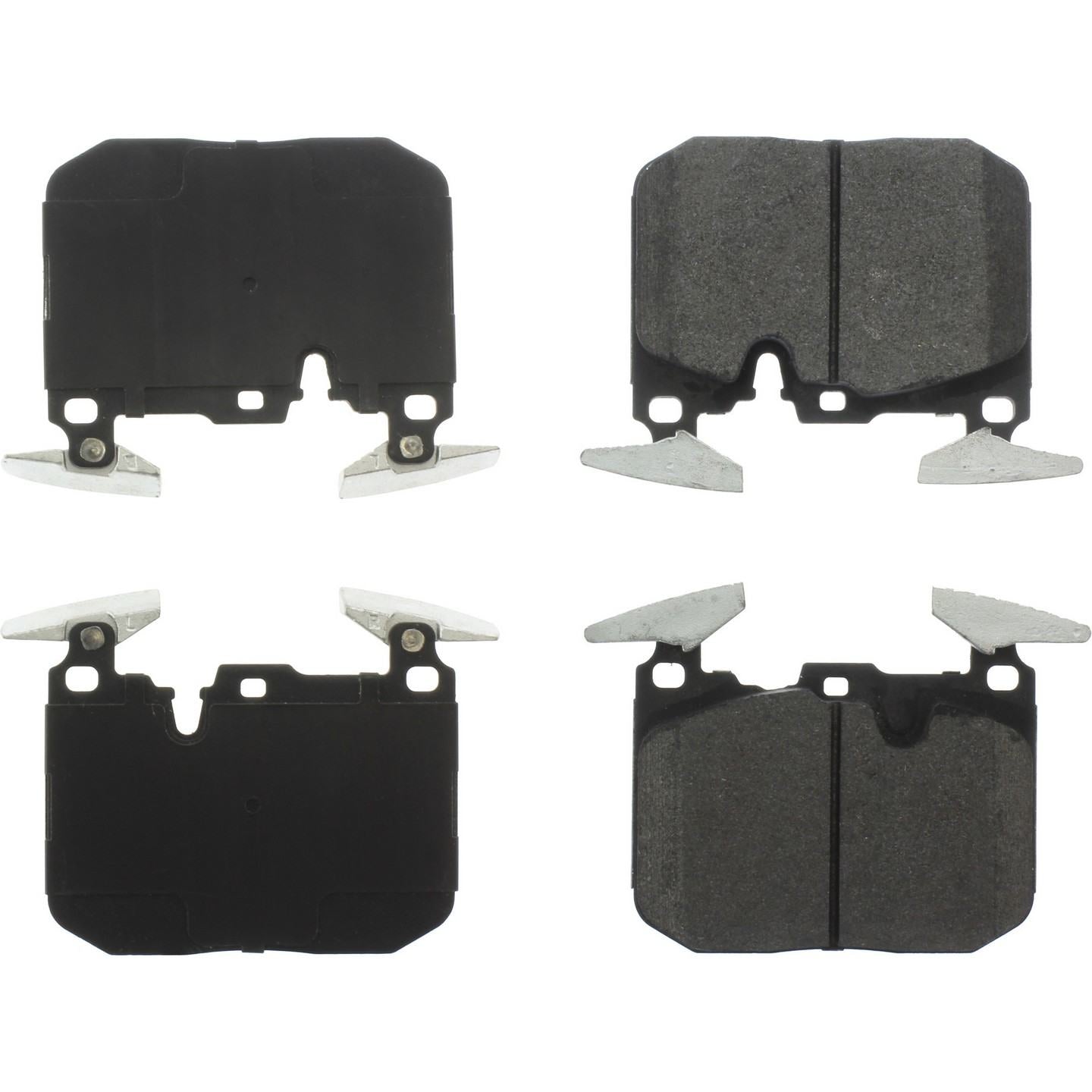 Posi Quiet Semi-Metallic Brake Pads with Hardware  top view frsport 104.16091