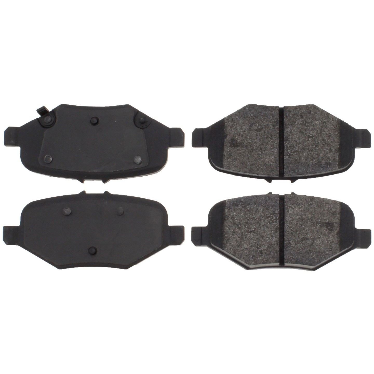 Stoptech Centric Posi-Quiet Semi-Metallic Brake Pads w/Hardware - Rear 104.16120