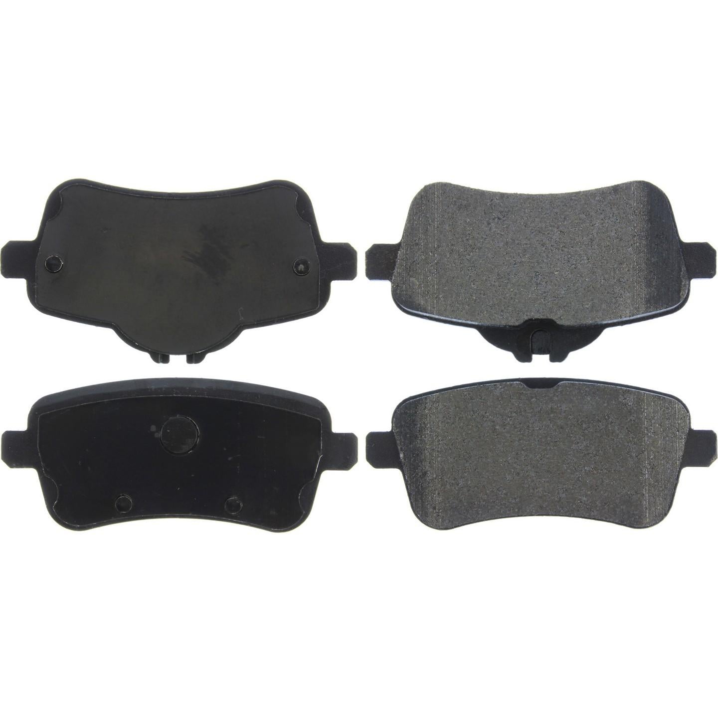 Posi Quiet Semi-Metallic Brake Pads  top view frsport 104.16302