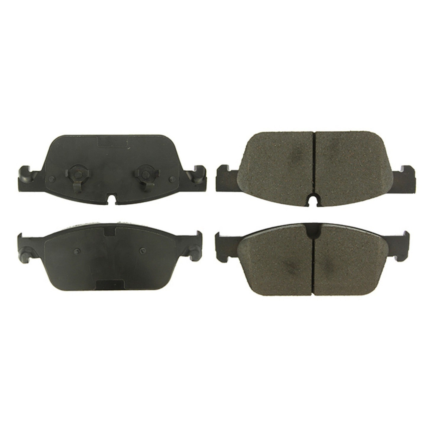 Posi Quiet Semi-Metallic Brake Pads  top view frsport 104.16360