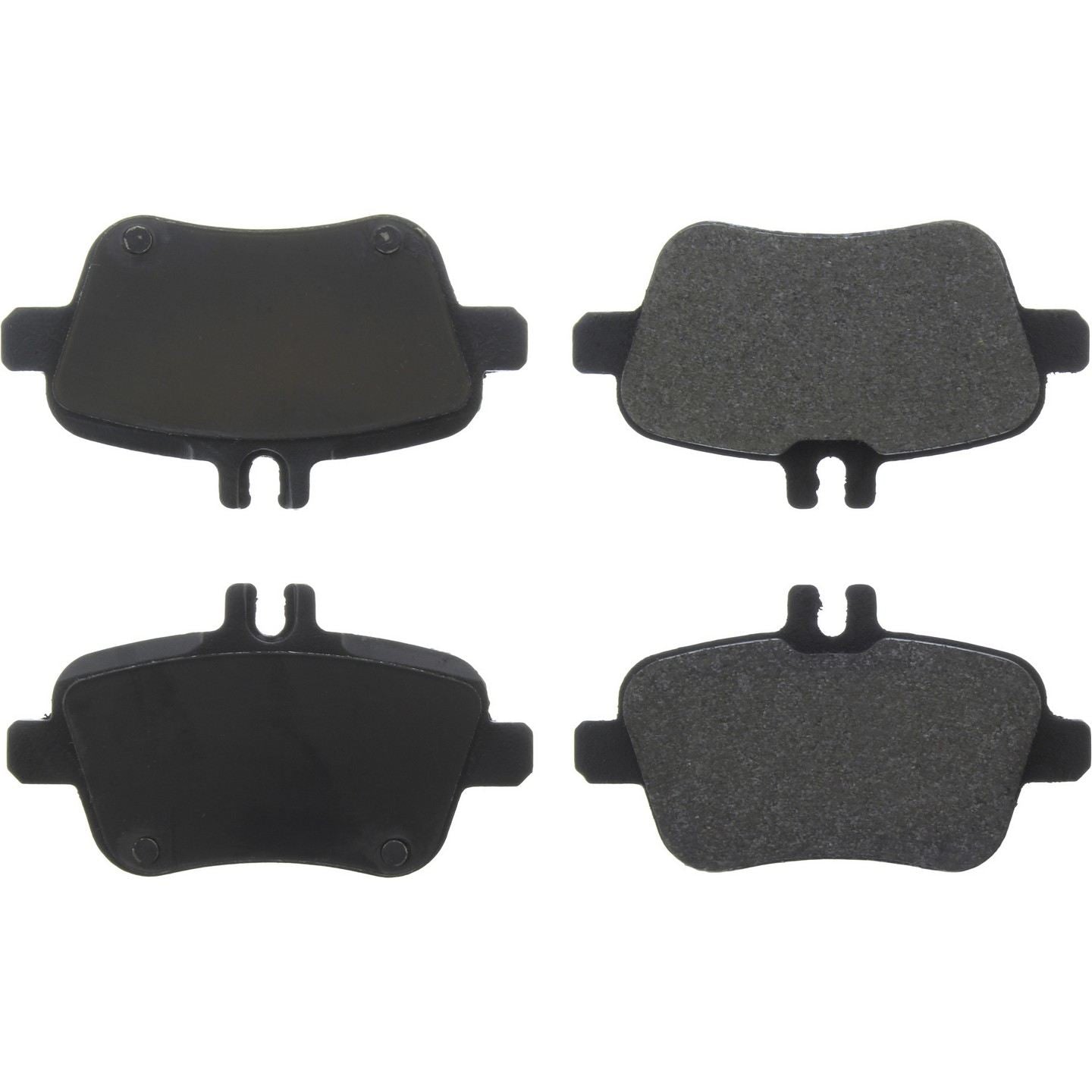 Posi Quiet Semi-Metallic Brake Pads with Hardware  top view frsport 104.16462