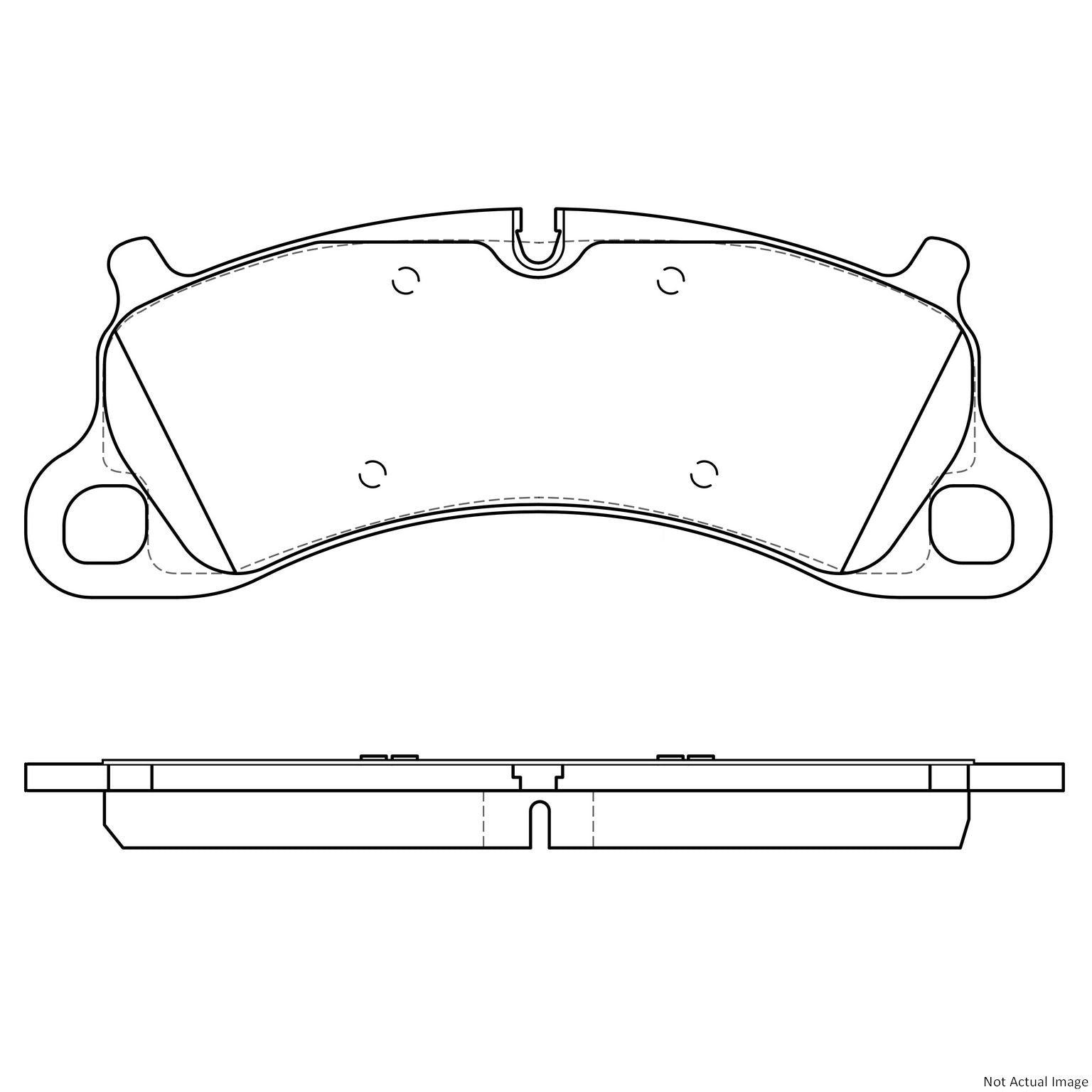 Stoptech PosiQuiet 13-14 Porsche 911 Carrera Premium Front Disc Brake Pads 104.16640