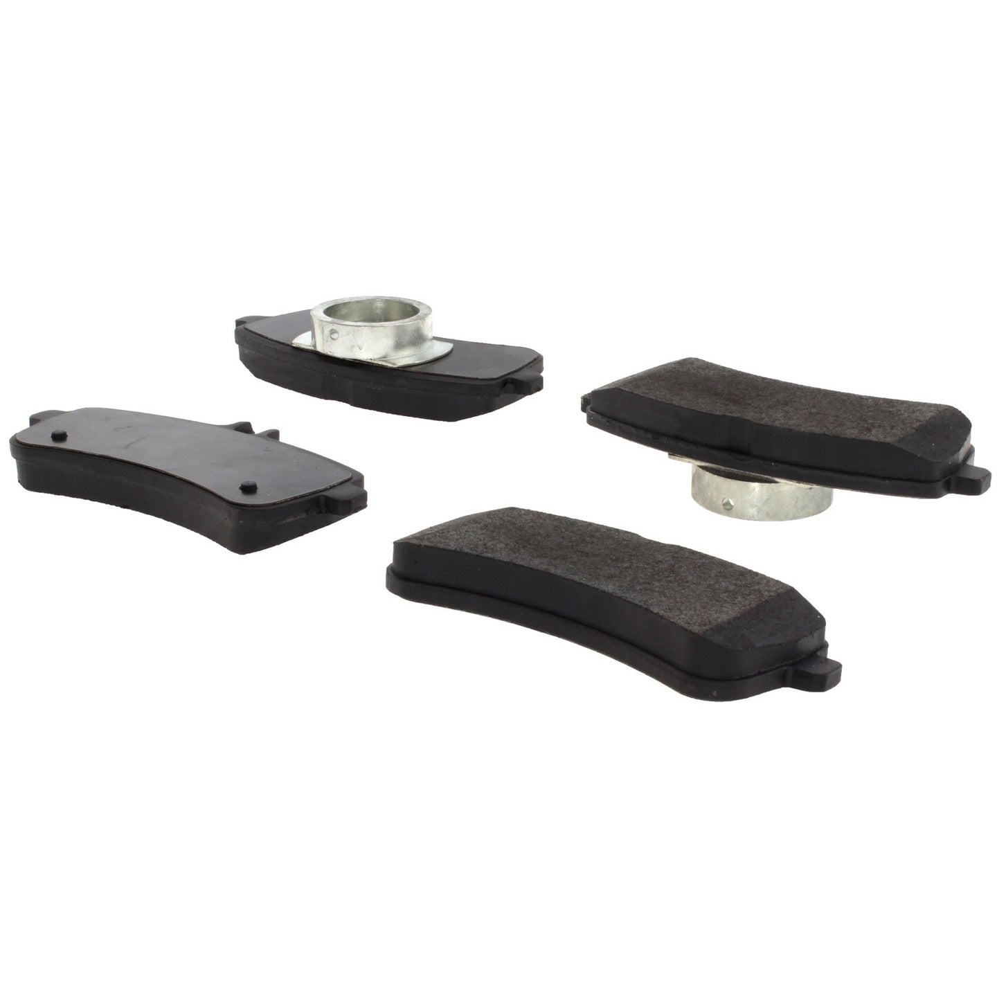 posi quiet semi-metallic brake pads with hardware  frsport 104.16690