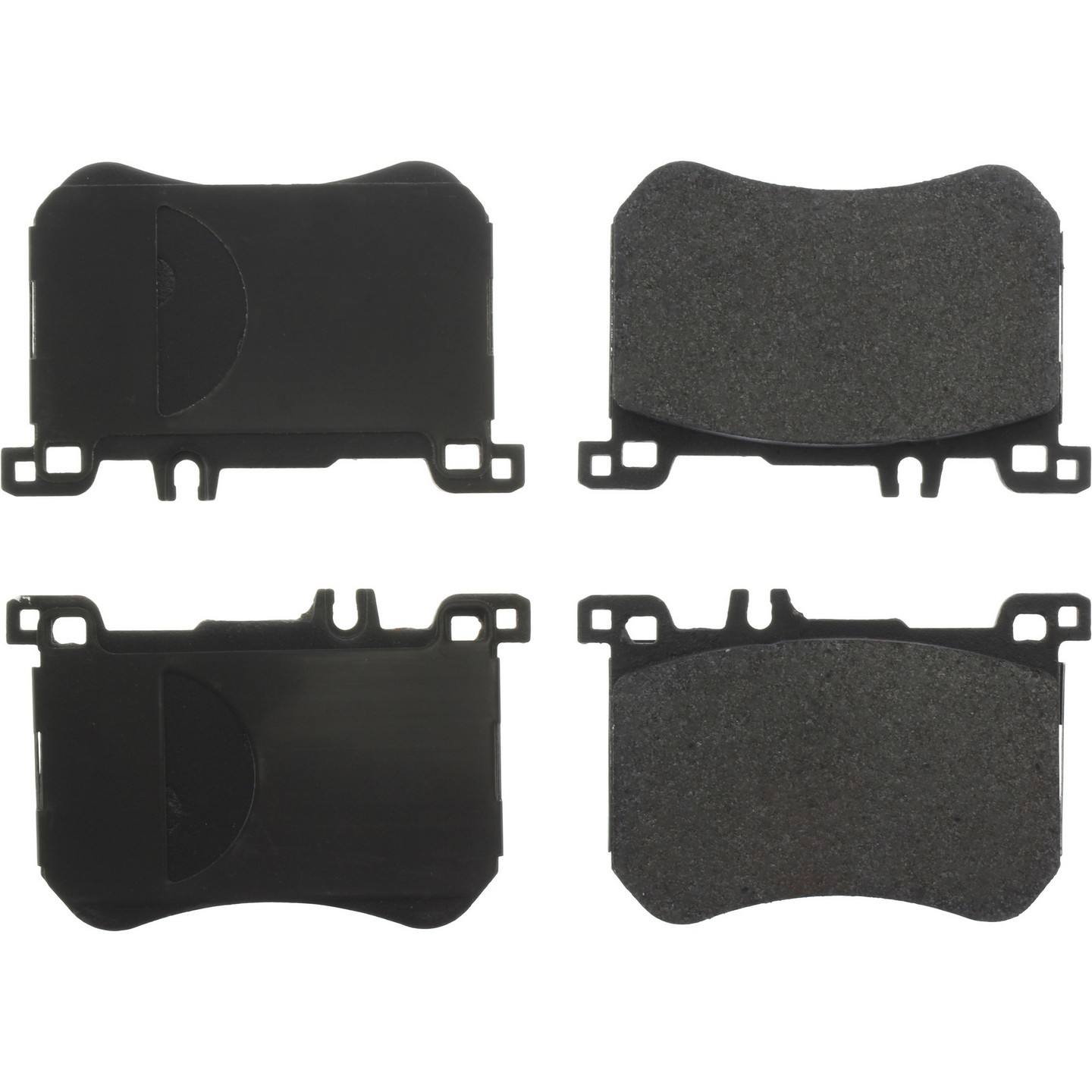 Posi Quiet Semi-Metallic Brake Pads with Hardware  top view frsport 104.16700