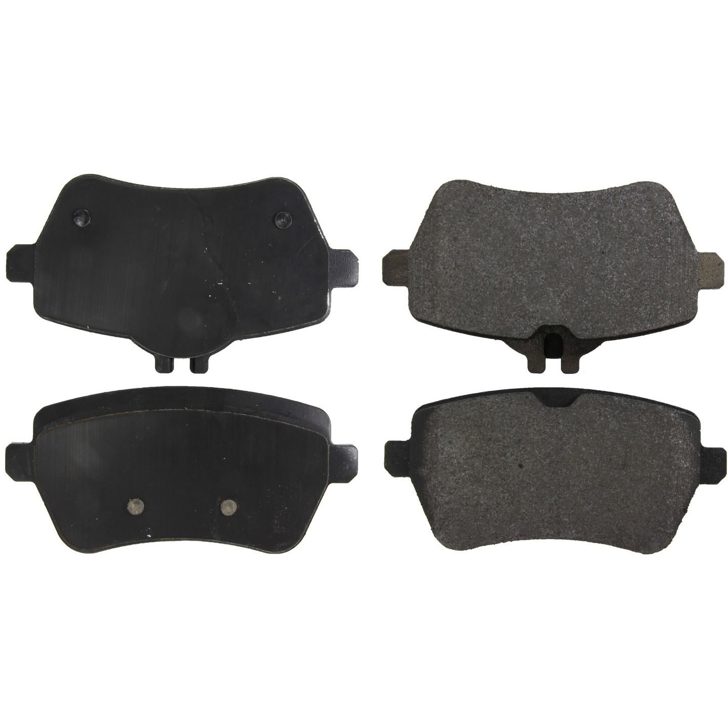 Posi Quiet Semi-Metallic Brake Pads with Hardware  top view frsport 104.16890