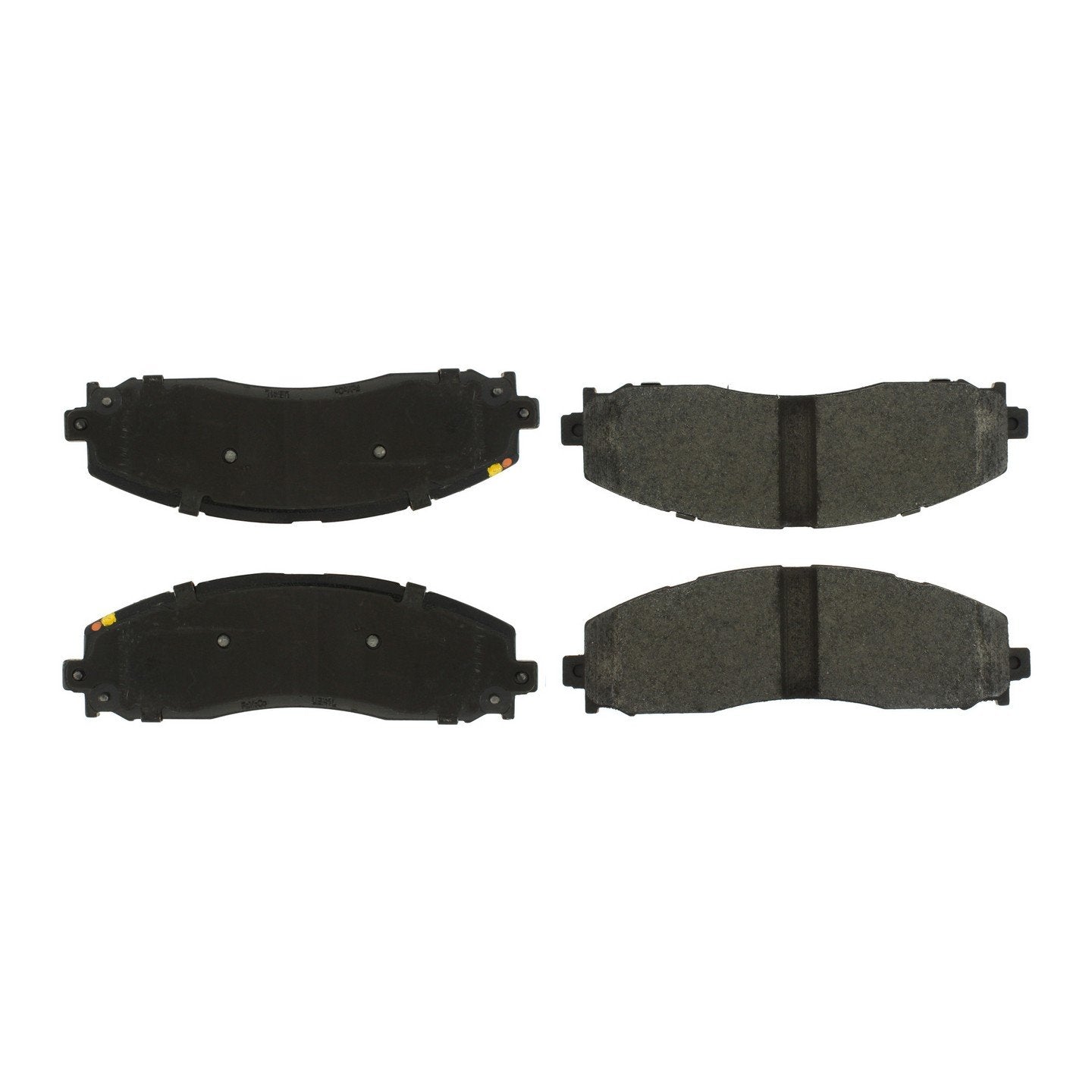 Posi Quiet Semi-Metallic Brake Pads with Hardware  top view frsport 104.16910