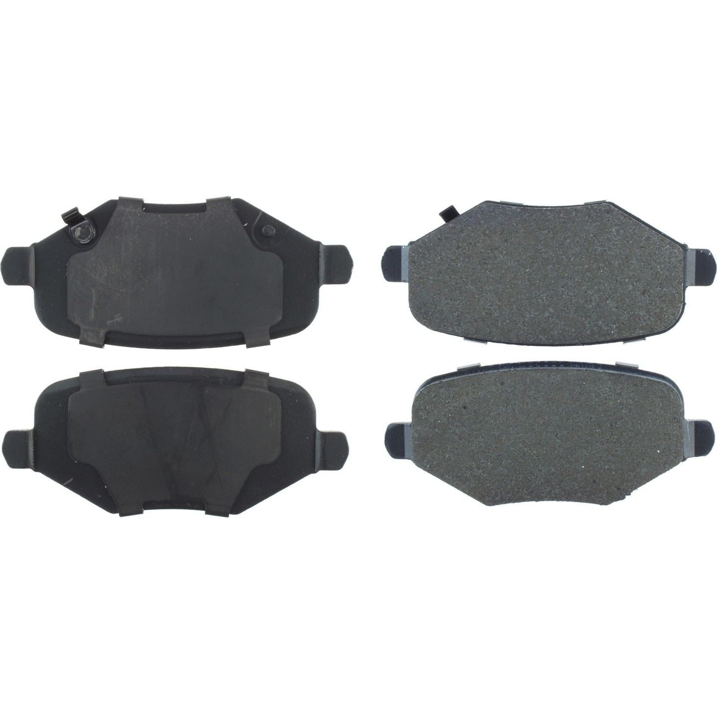 Posi Quiet Semi-Metallic Brake Pads with Hardware  top view frsport 104.17190