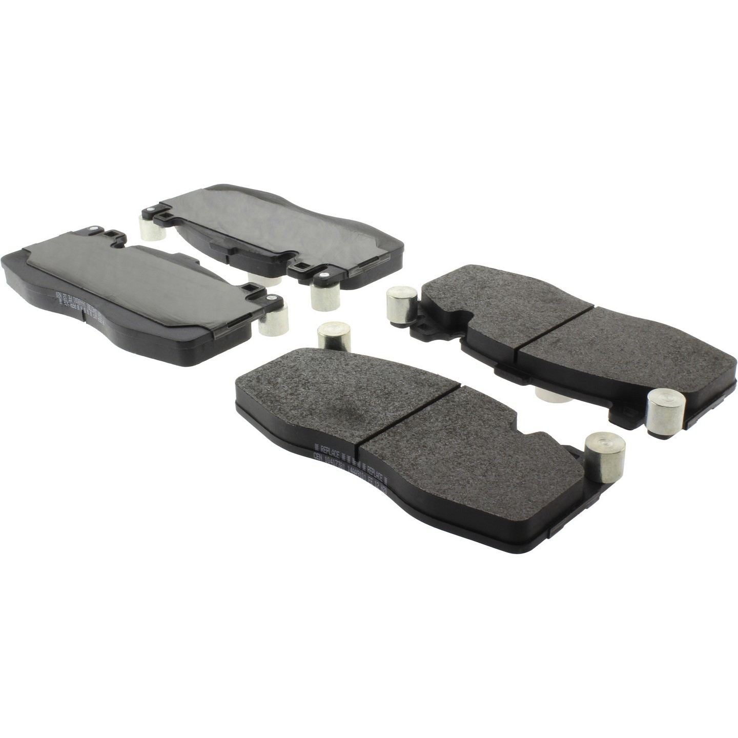 posi quiet semi-metallic brake pads with hardware  frsport 104.17381