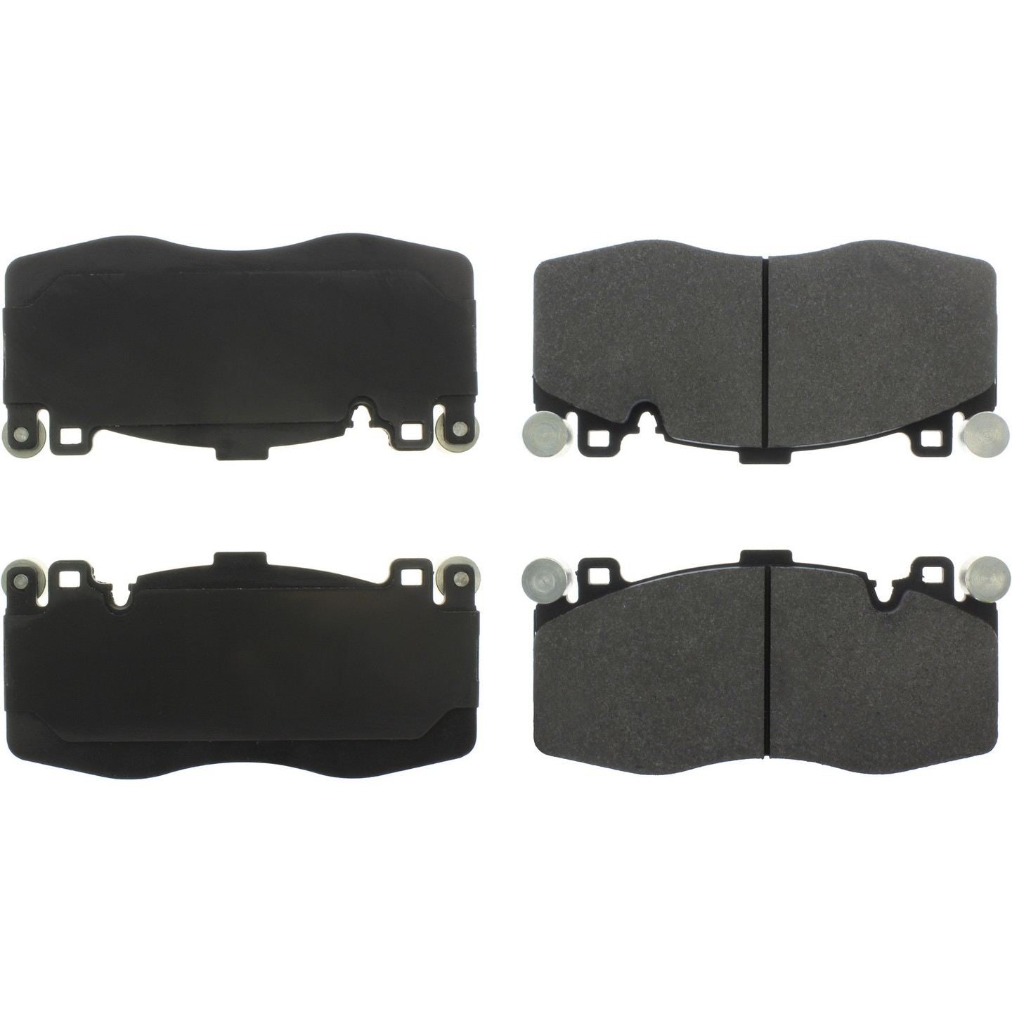 Stoptech PosiQuiet 14-18 BMW X5 / 15-19 BMW X6 Premium Semi-Metallic Front Brake Pads 104.17381