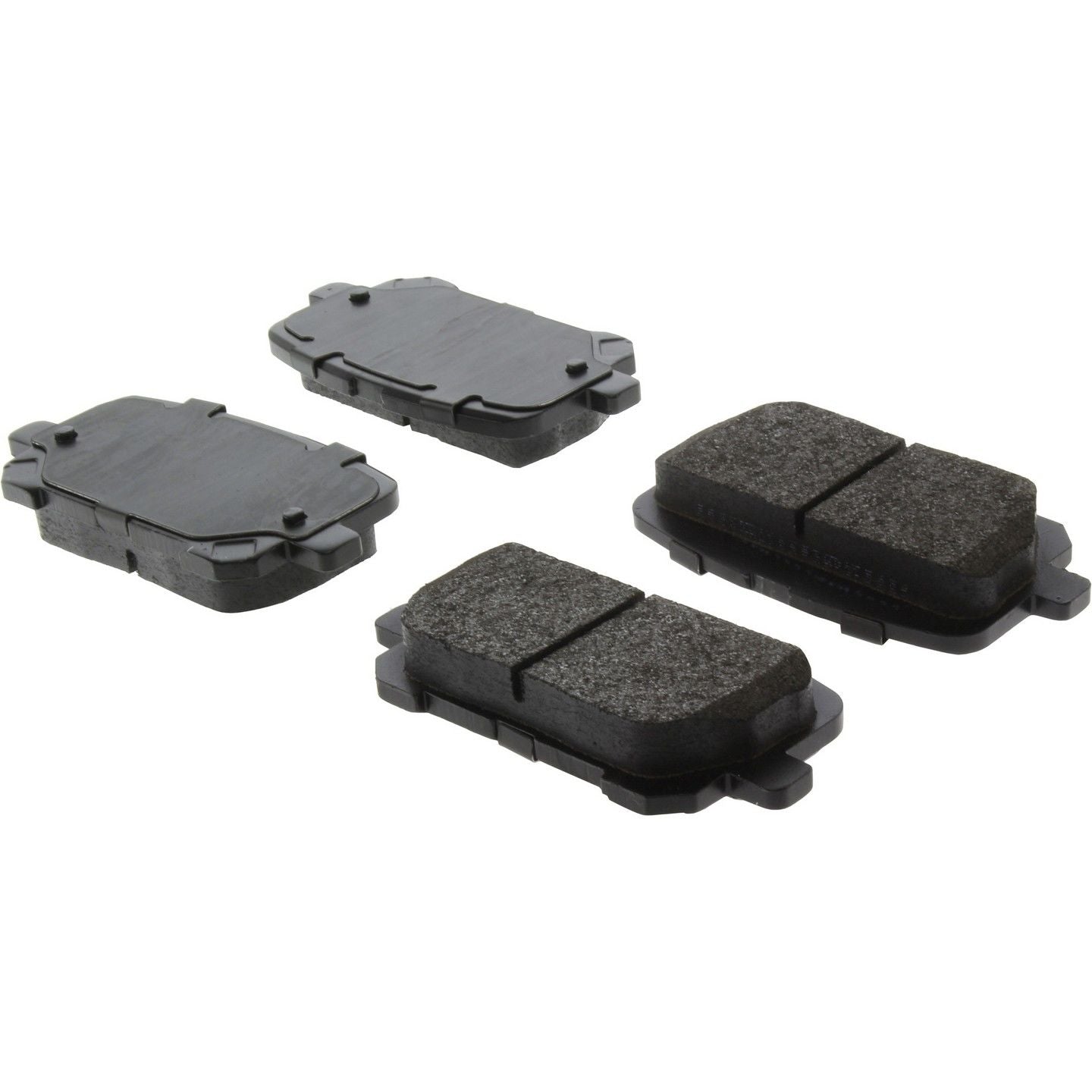 posi quiet semi-metallic brake pads with hardware  frsport 104.17660