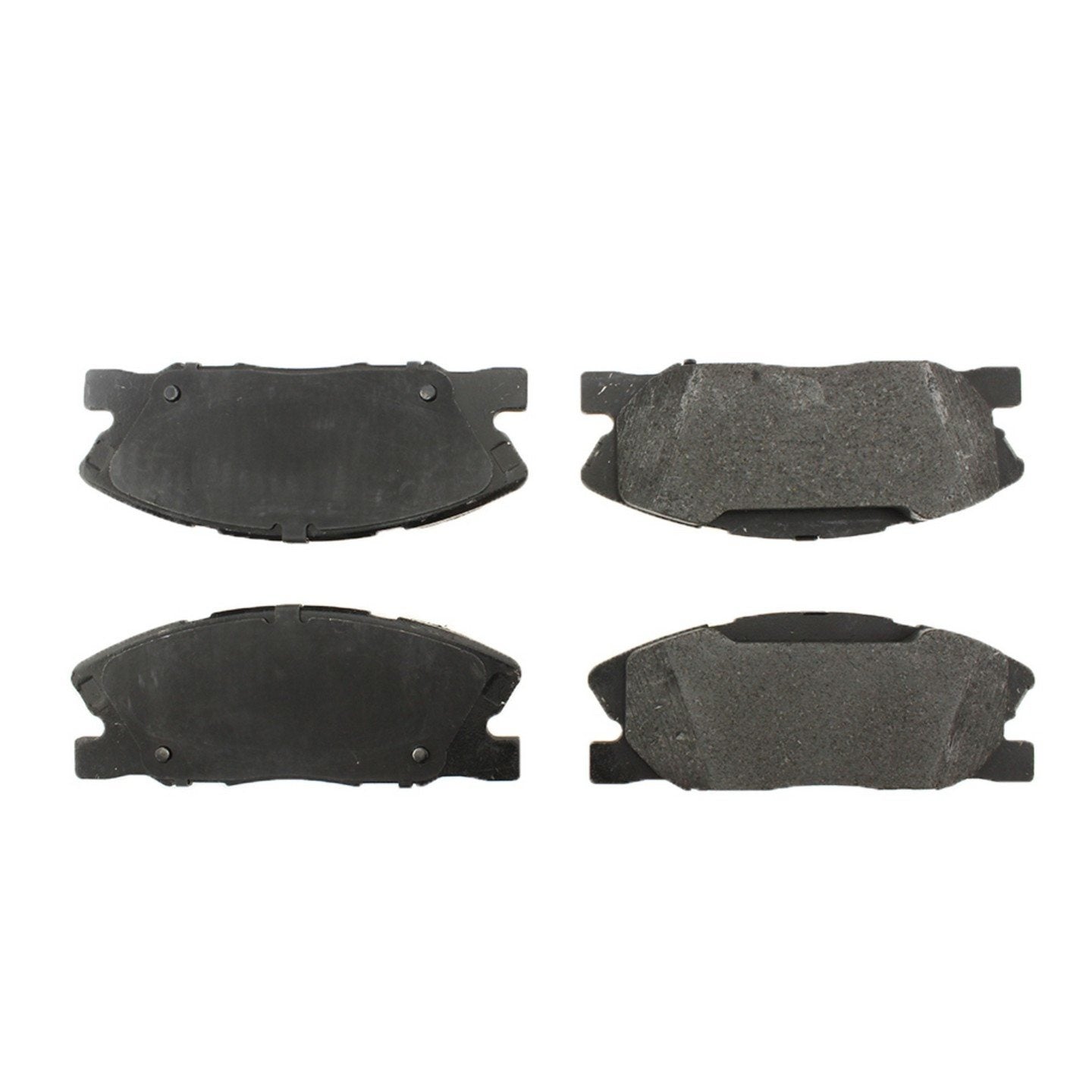 Posi Quiet Semi-Metallic Brake Pads with Hardware  top view frsport 104.17670