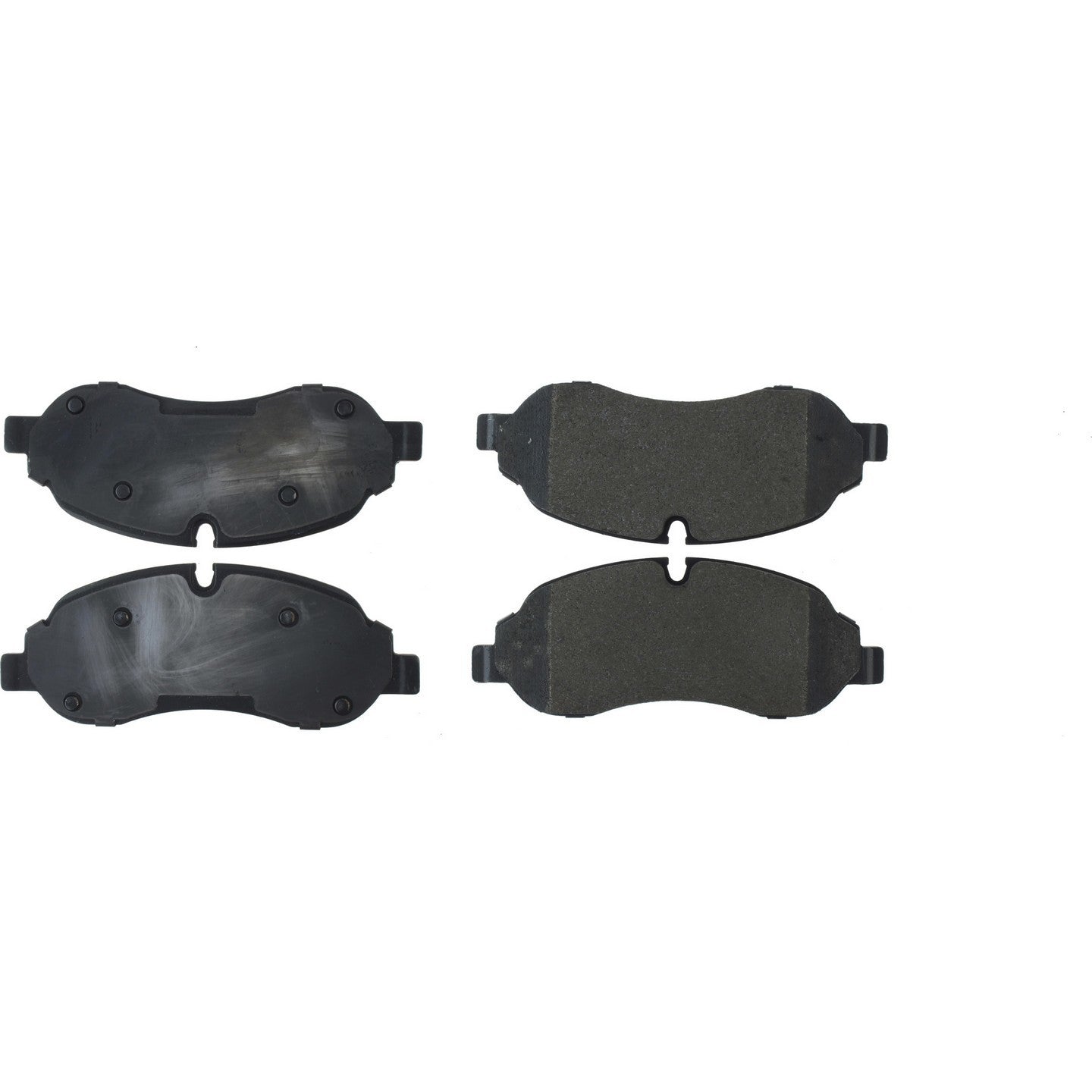 Posi Quiet Semi-Metallic Brake Pads with Hardware  top view frsport 104.17740