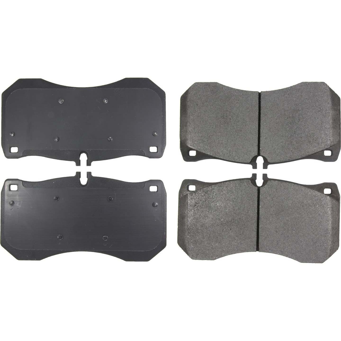 Posi Quiet Semi-Metallic Brake Pads  top view frsport 104.17810