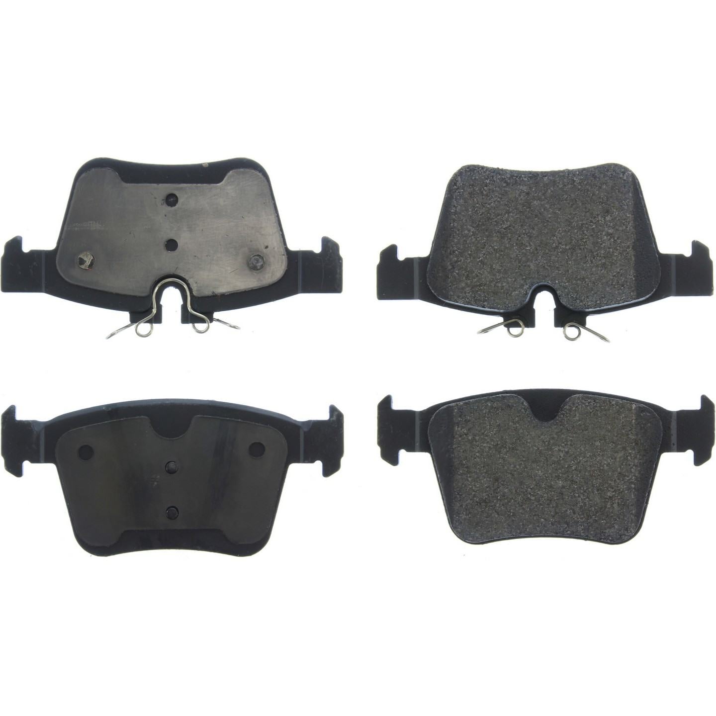 Posi Quiet Semi-Metallic Brake Pads with Hardware  top view frsport 104.18210