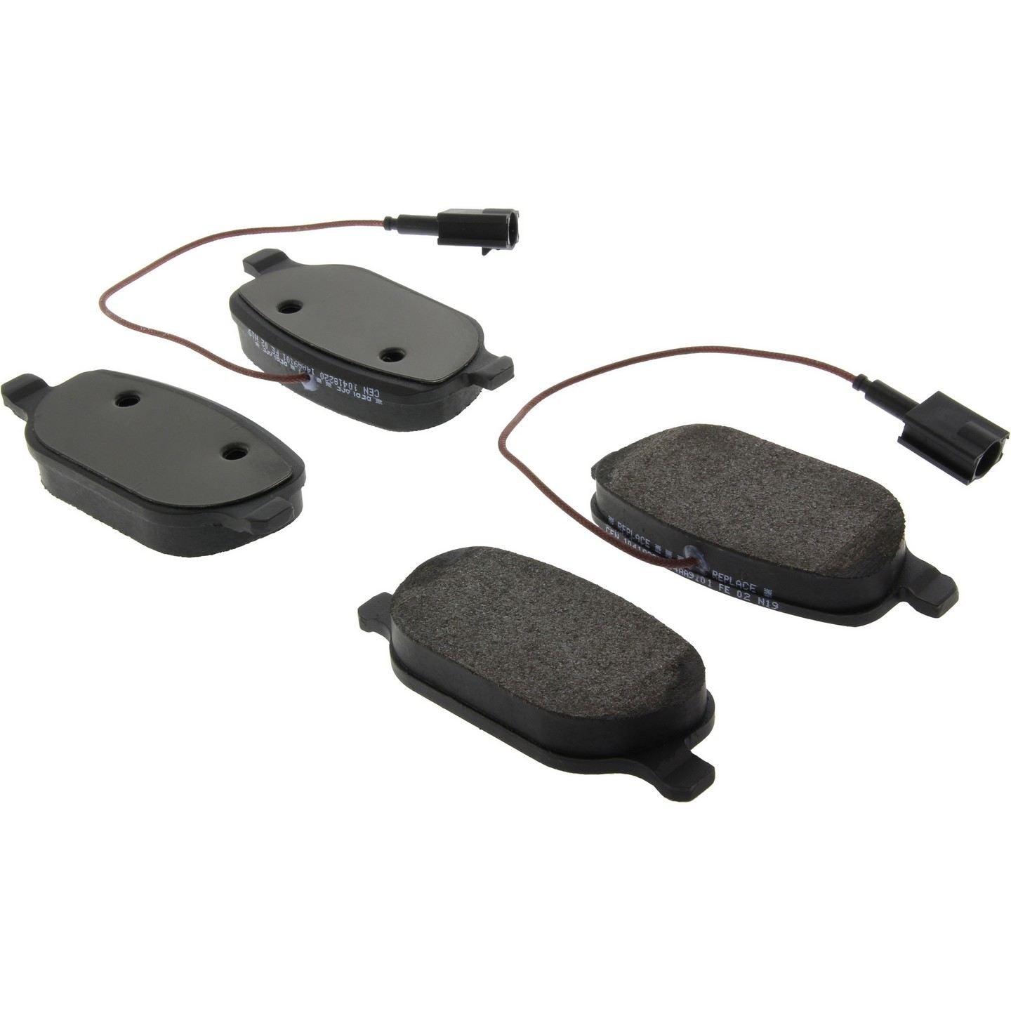 posi quiet semi-metallic brake pads  frsport 104.18220