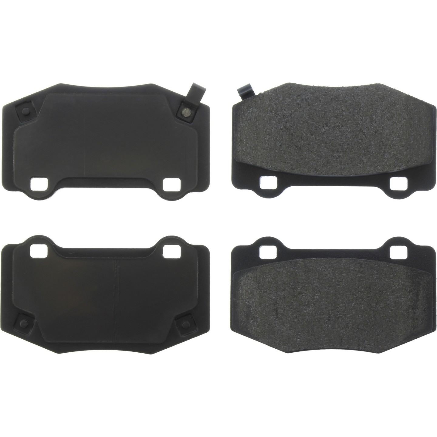 Stoptech PosiQuiet 2017 Ford Mustang Semi-Metallic Rear Brake Pads 104.18540