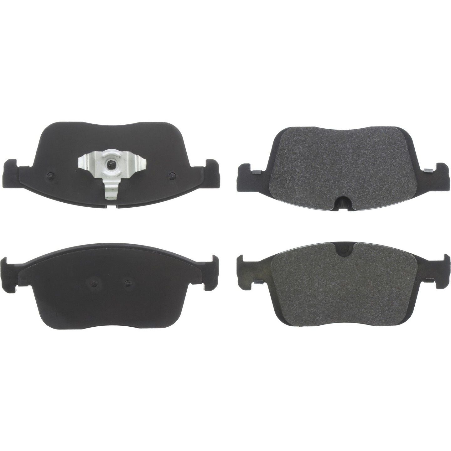 Posi Quiet Semi-Metallic Brake Pads  top view frsport 104.18660