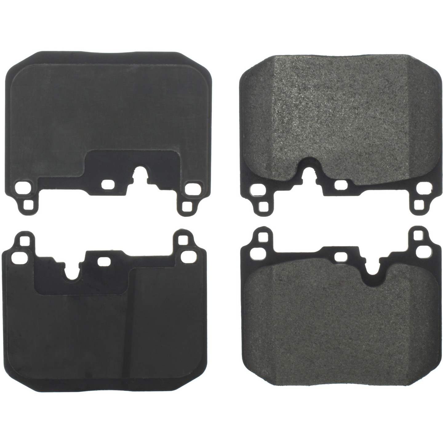 Posi Quiet Semi-Metallic Brake Pads  top view frsport 104.18750