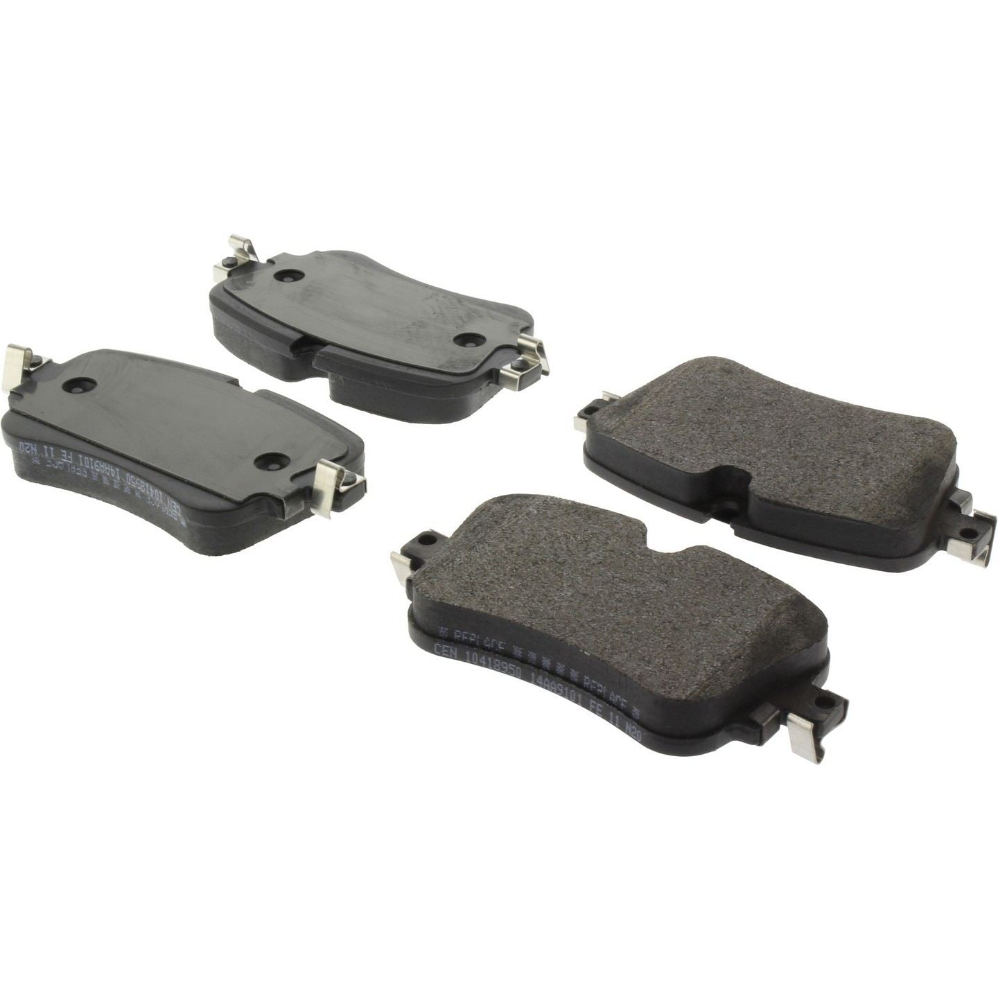 Stoptech Posi-Quiet 16-20 Audi Q7 / 19-20 Audi Q8 / 19-21 Audi E-Tron Quattro Metallic Rear Brake Pads 104.18950