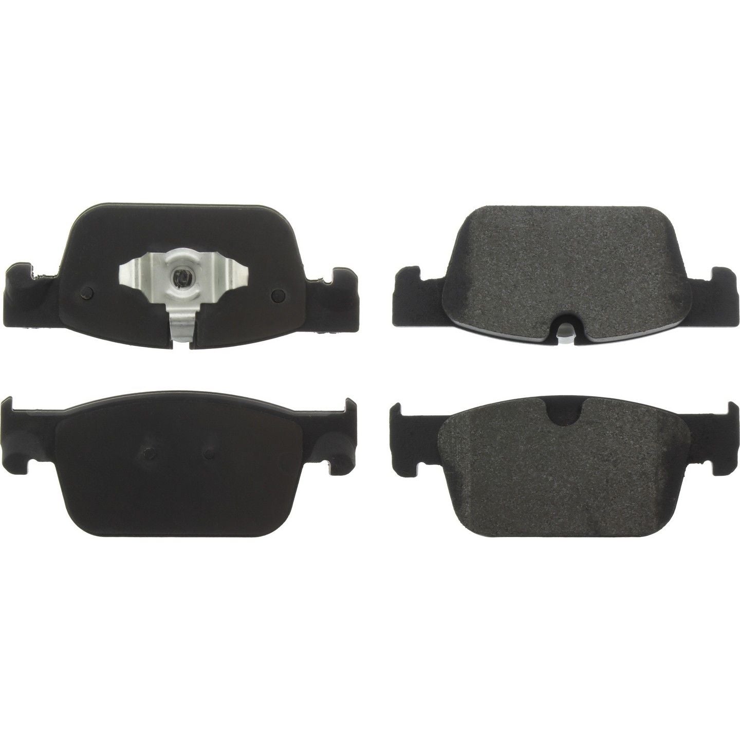 Posi Quiet Semi-Metallic Brake Pads  top view frsport 104.19240