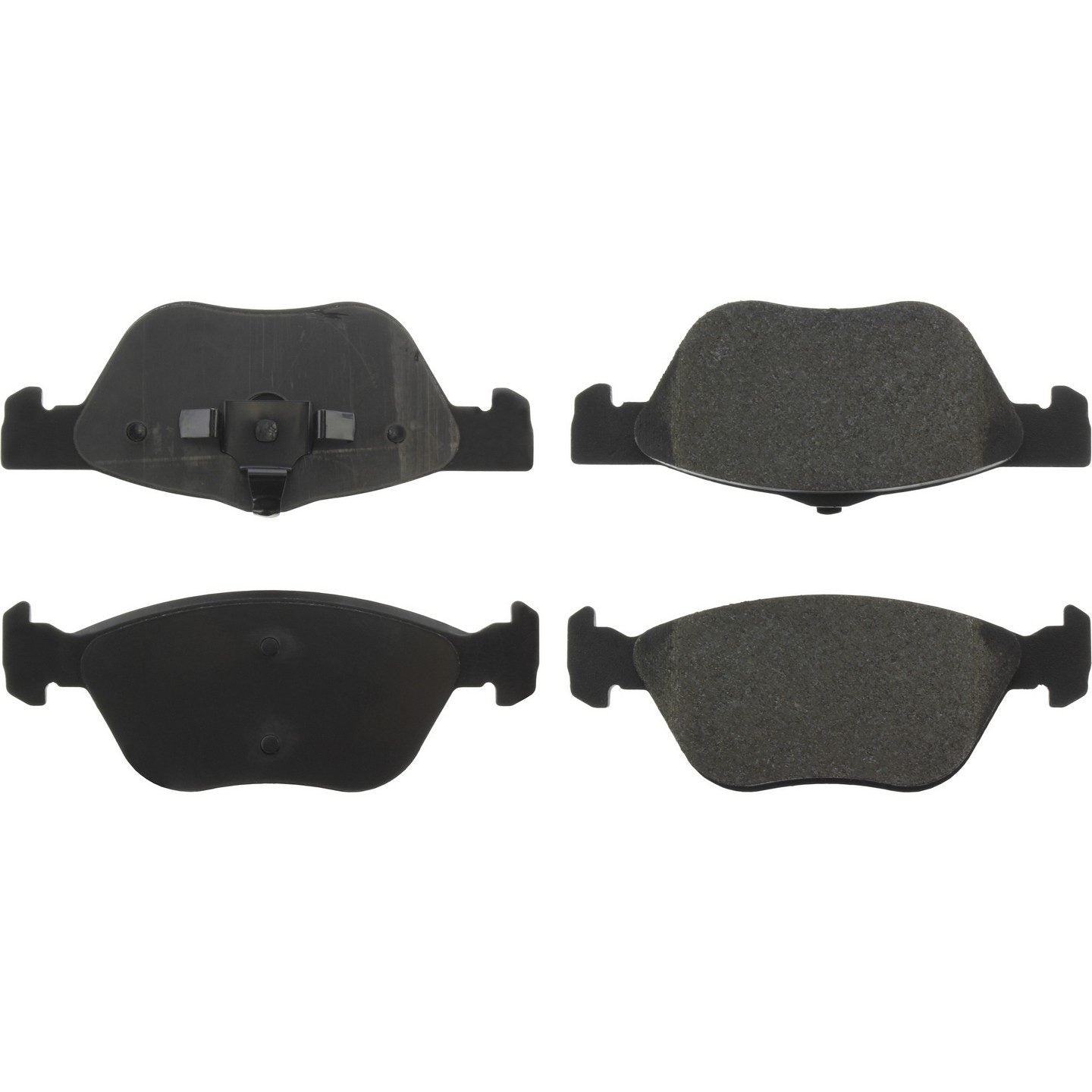 Posi Quiet Semi-Metallic Brake Pads  top view frsport 104.19700