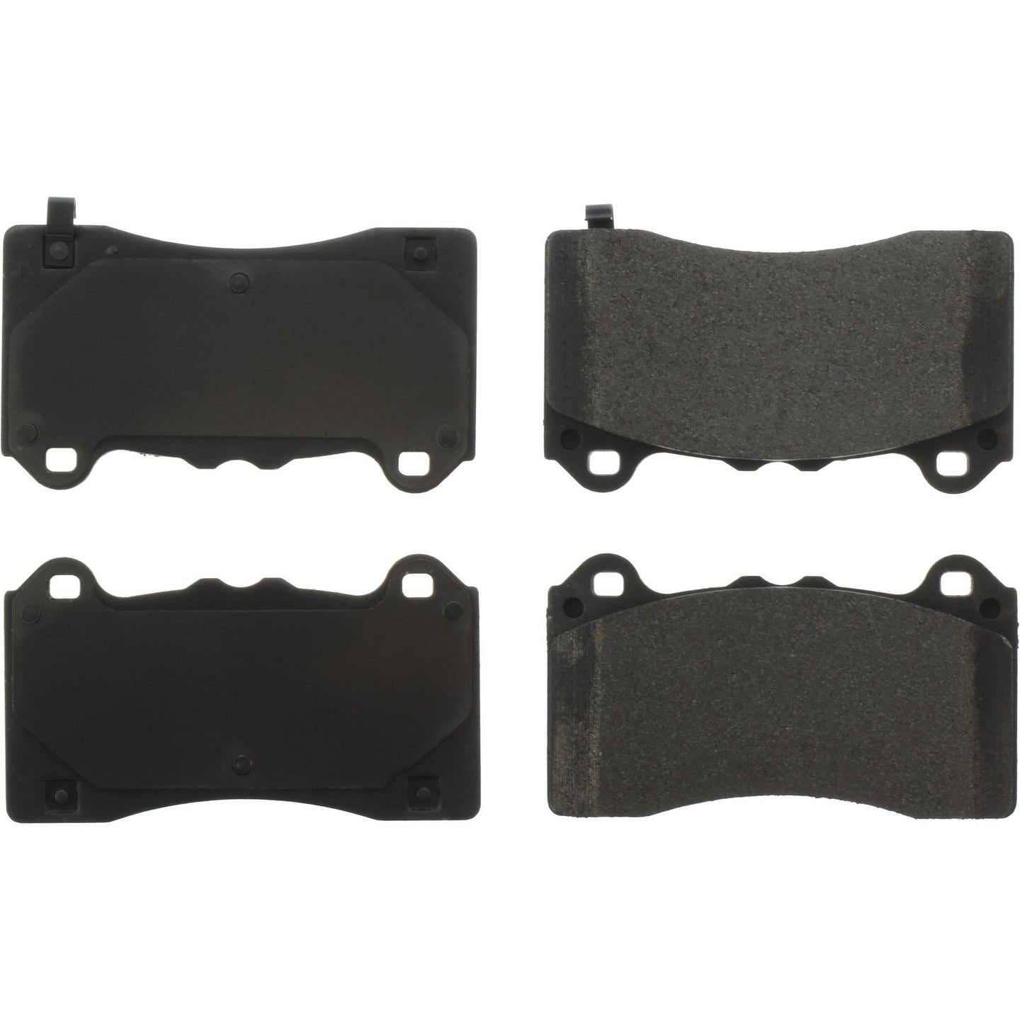 Posi Quiet Semi-Metallic Brake Pads  top view frsport 104.19770