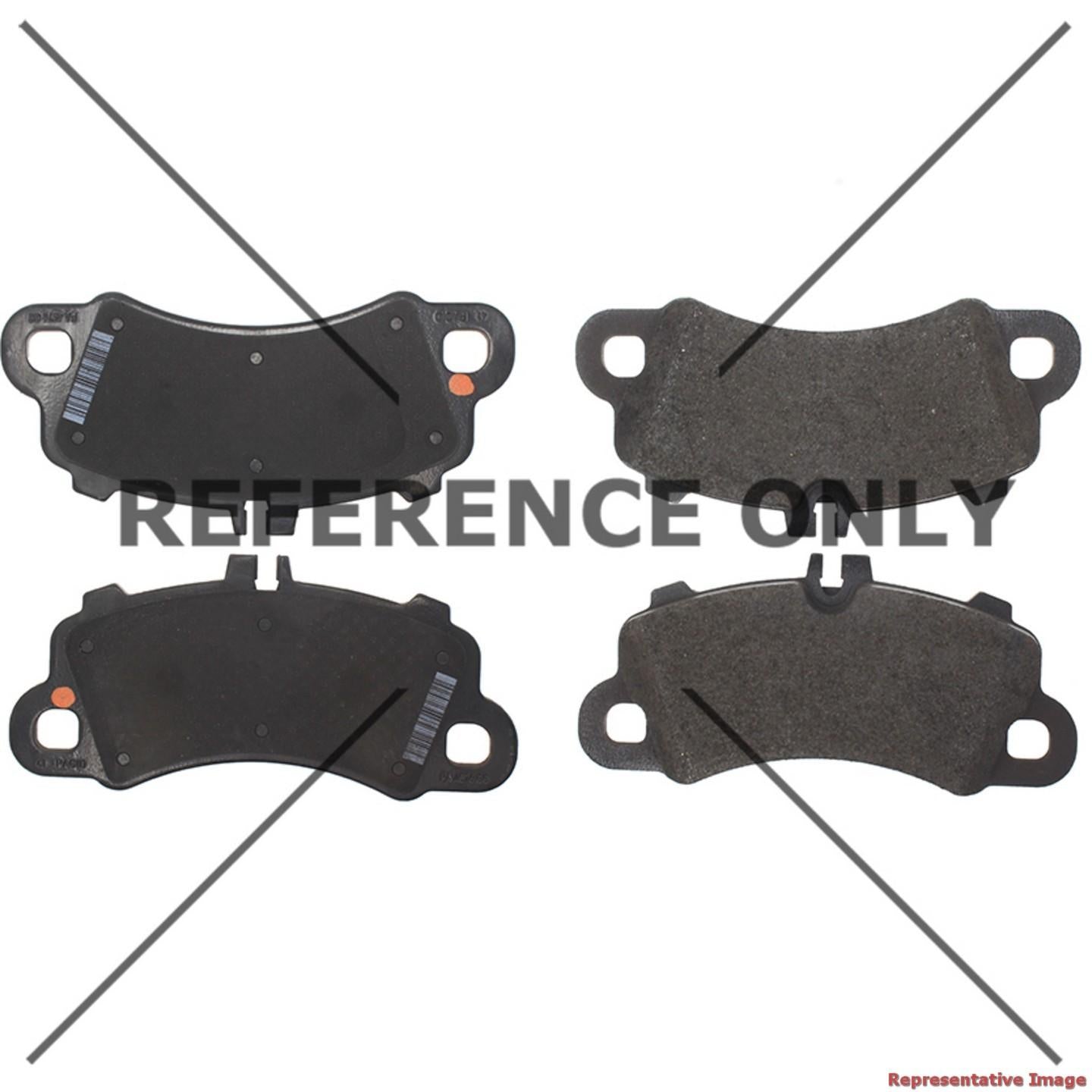 Posi Quiet Disc Brake Pad Set  top view frsport 104.21920